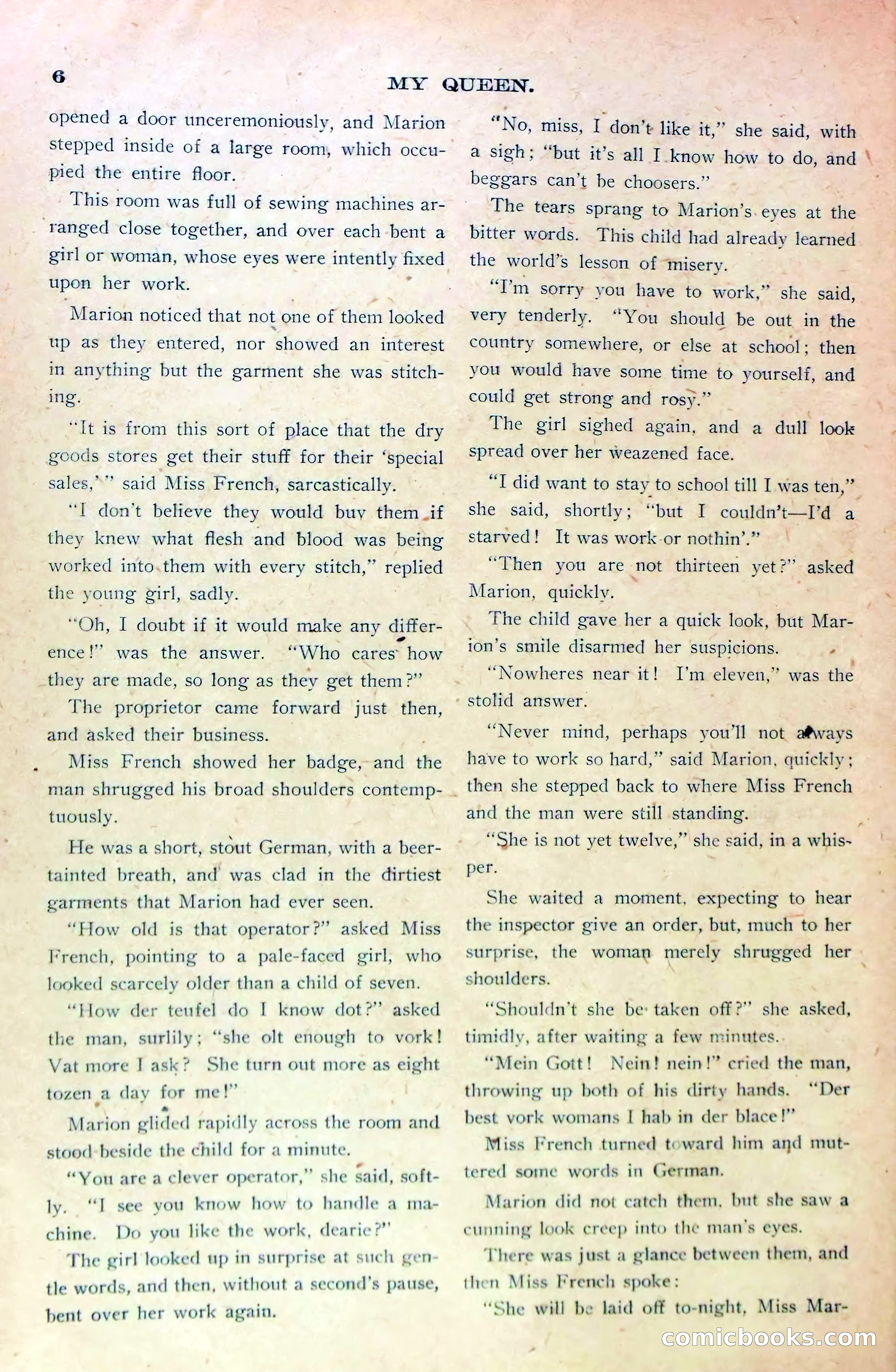 Marion Marlowe's Christmas Eve, or, The Treachery of a Factory Inspector — page 8 of 38