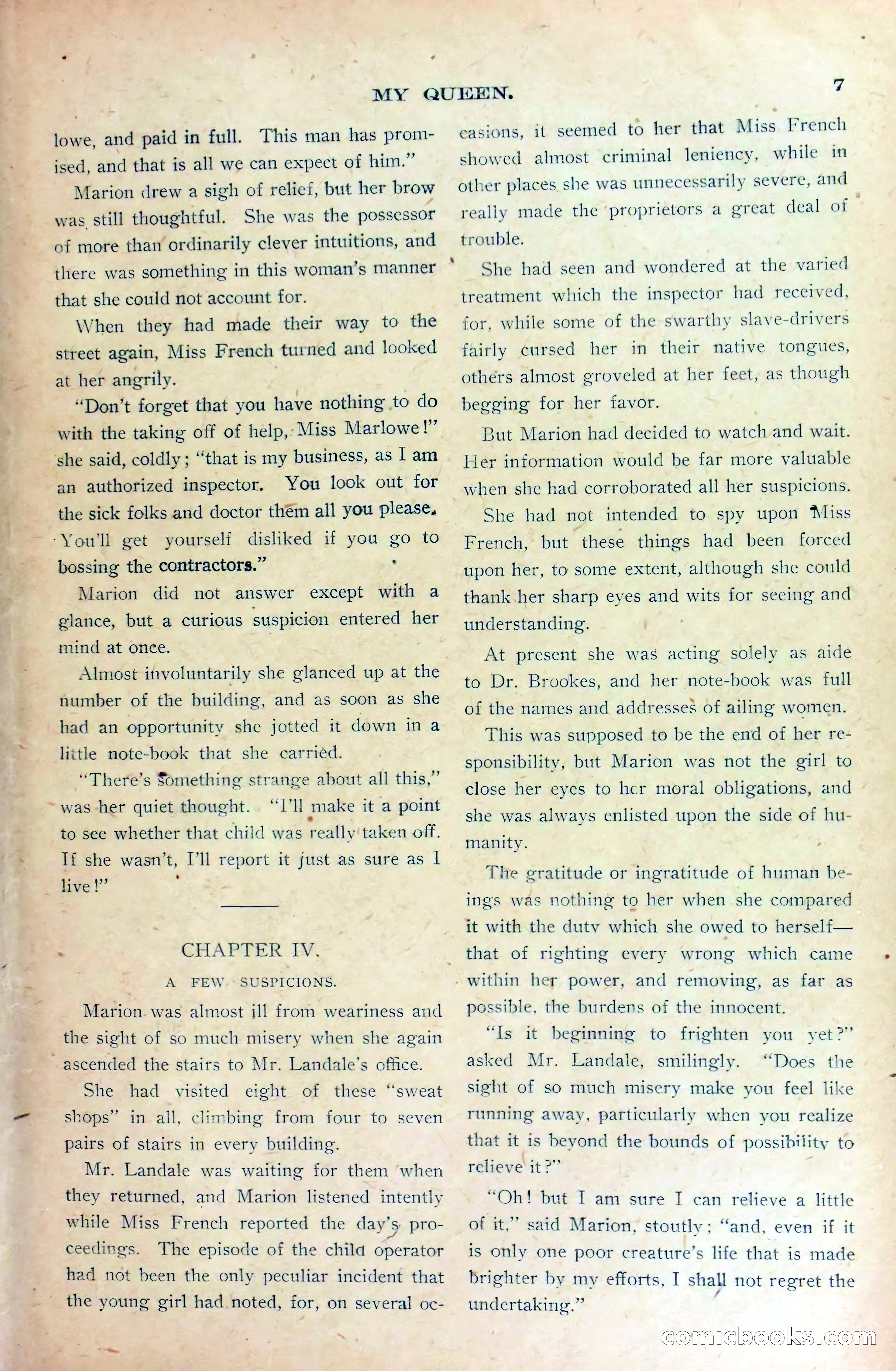Marion Marlowe's Christmas Eve, or, The Treachery of a Factory Inspector — page 9 of 38