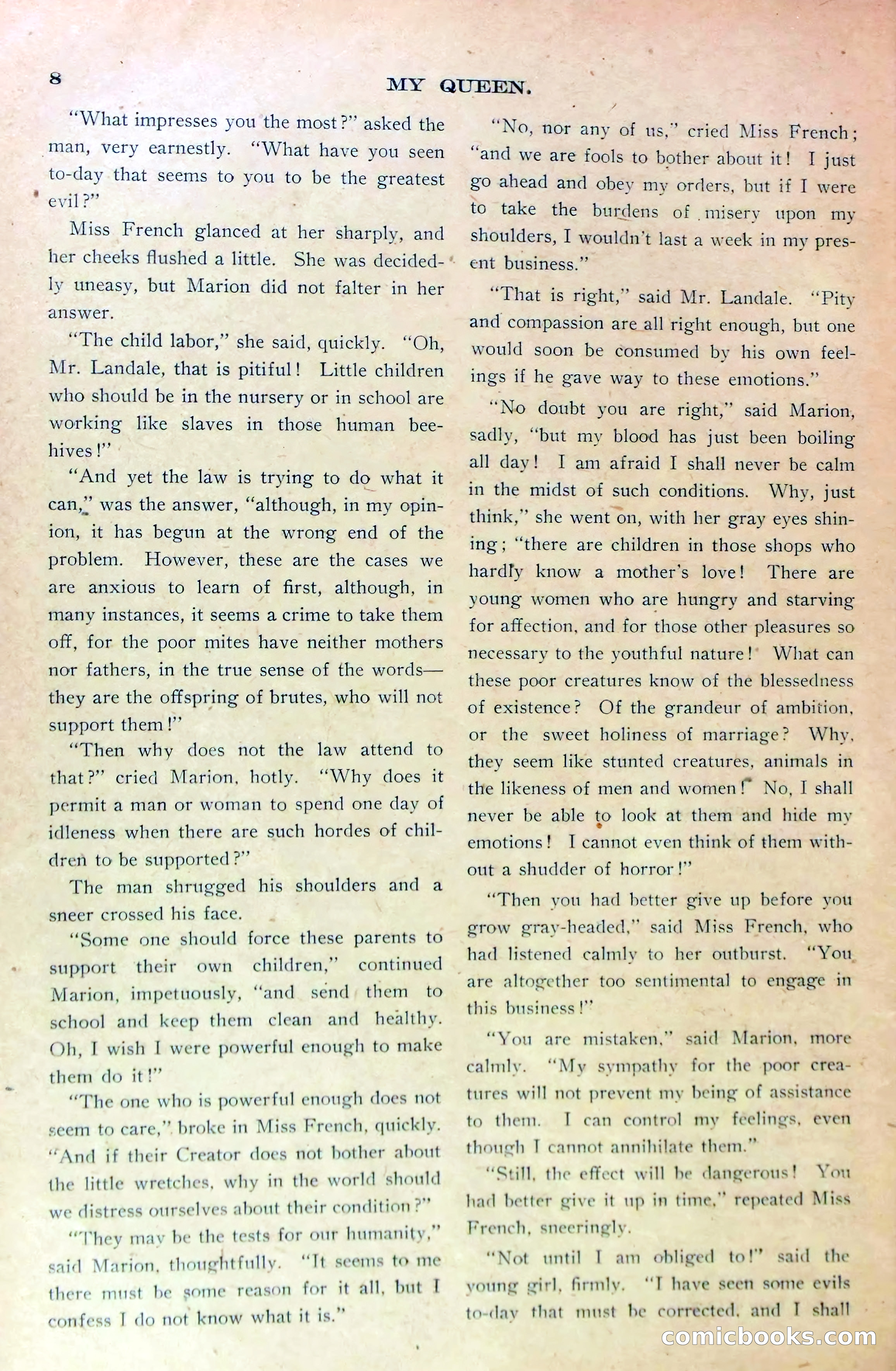 Marion Marlowe's Christmas Eve, or, The Treachery of a Factory Inspector — page 10 of 38