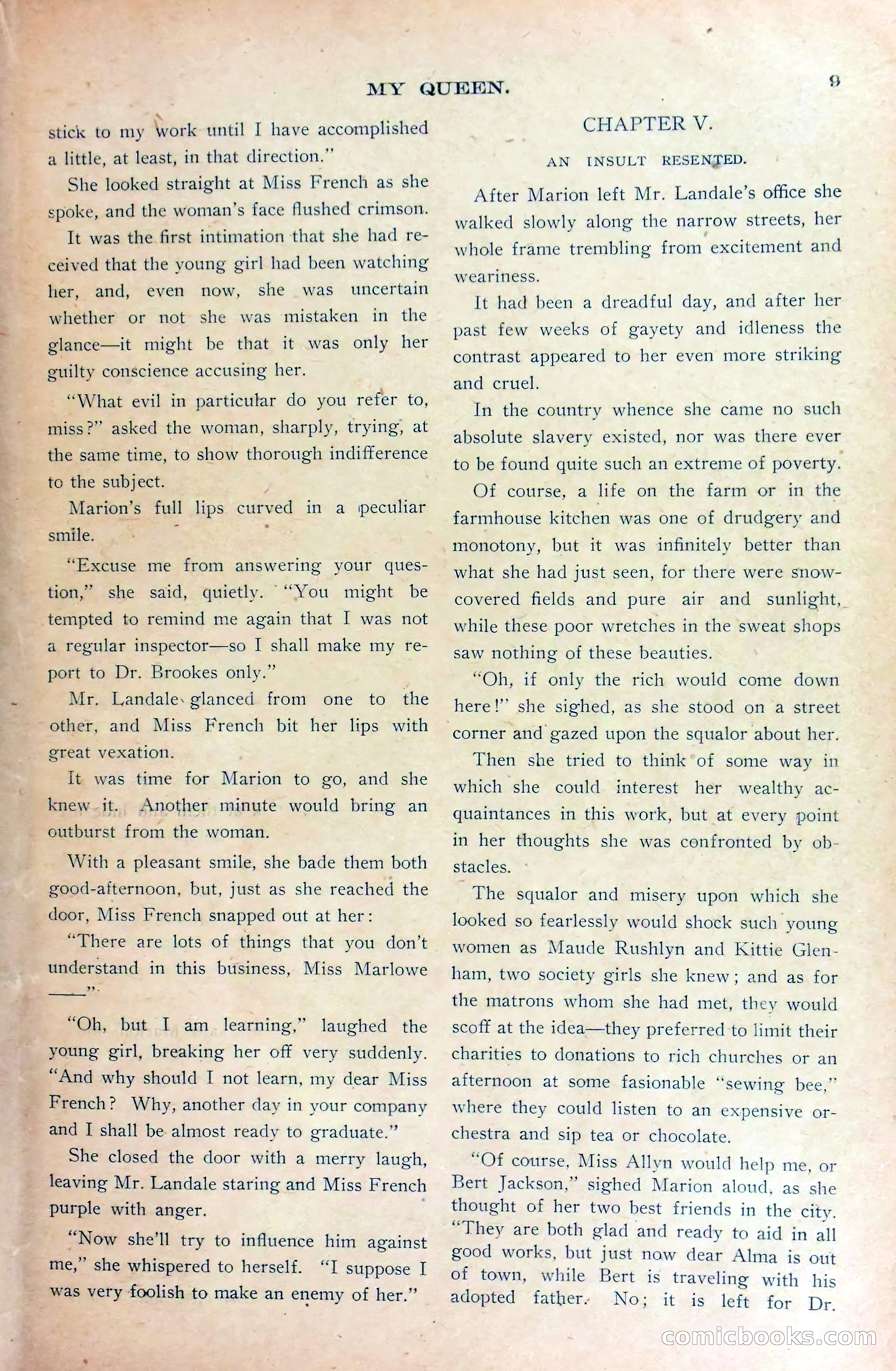 Marion Marlowe's Christmas Eve, or, The Treachery of a Factory Inspector — page 11 of 38