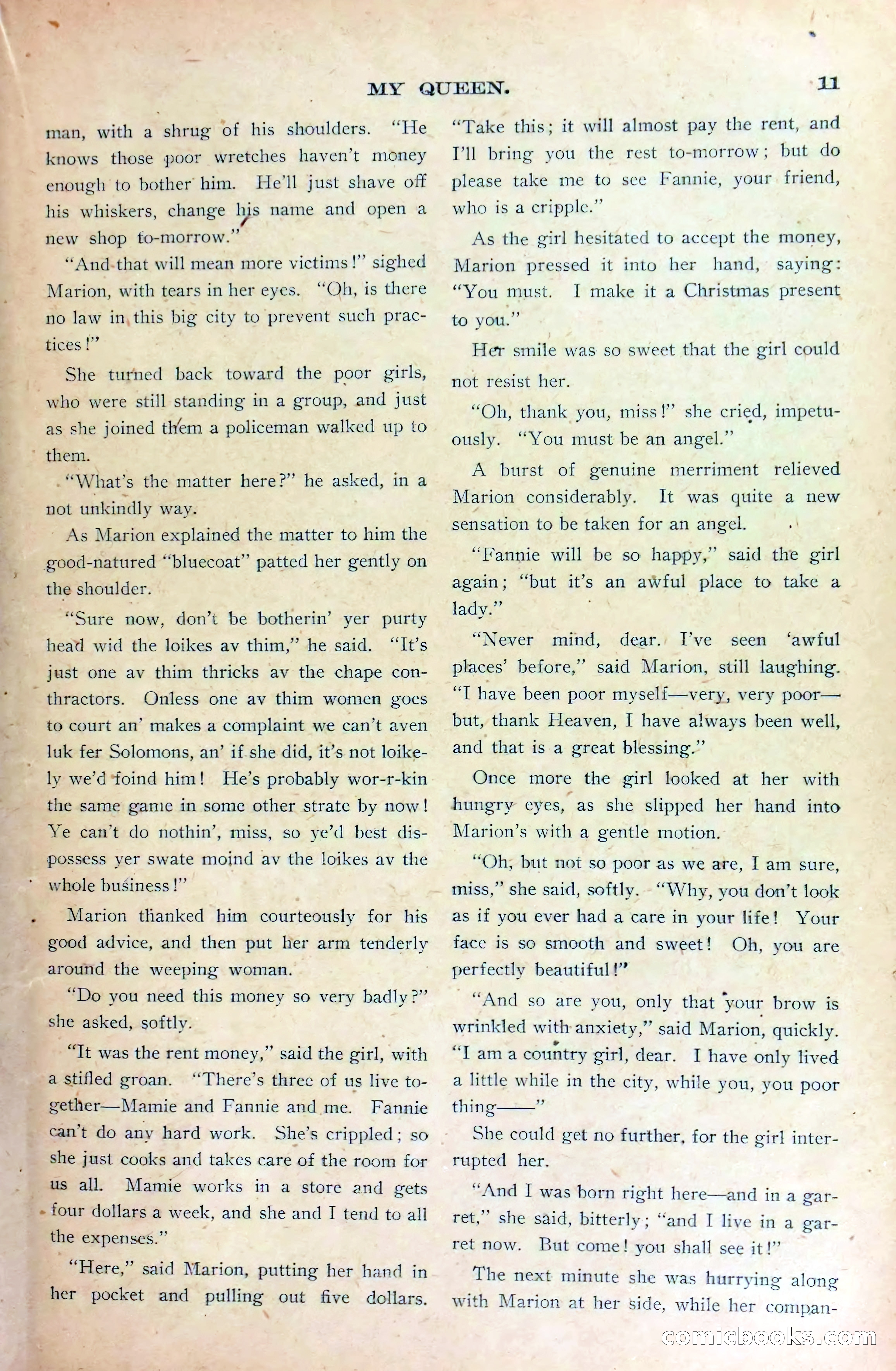 Marion Marlowe's Christmas Eve, or, The Treachery of a Factory Inspector — page 13 of 38