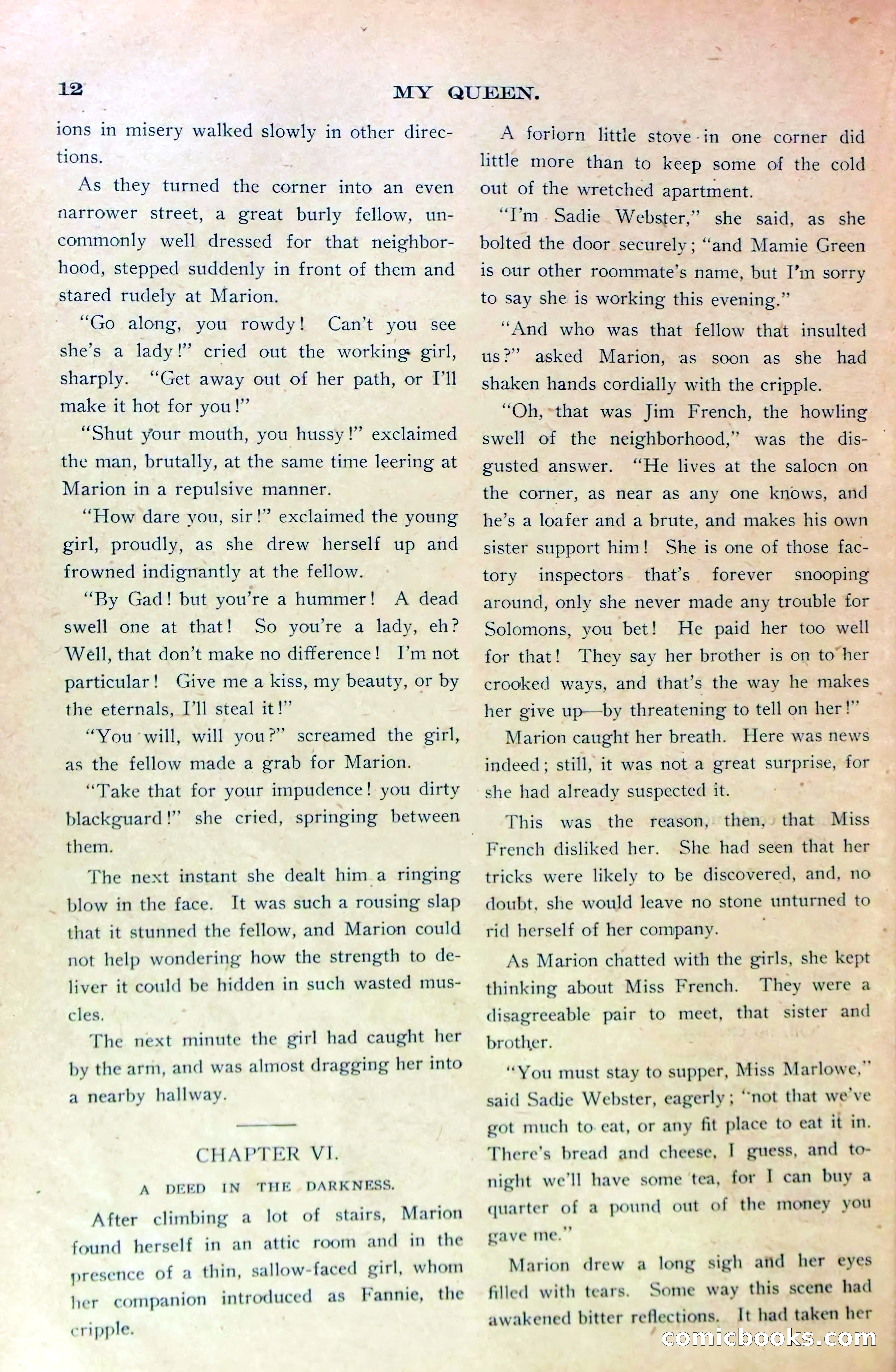Marion Marlowe's Christmas Eve, or, The Treachery of a Factory Inspector — page 14 of 38