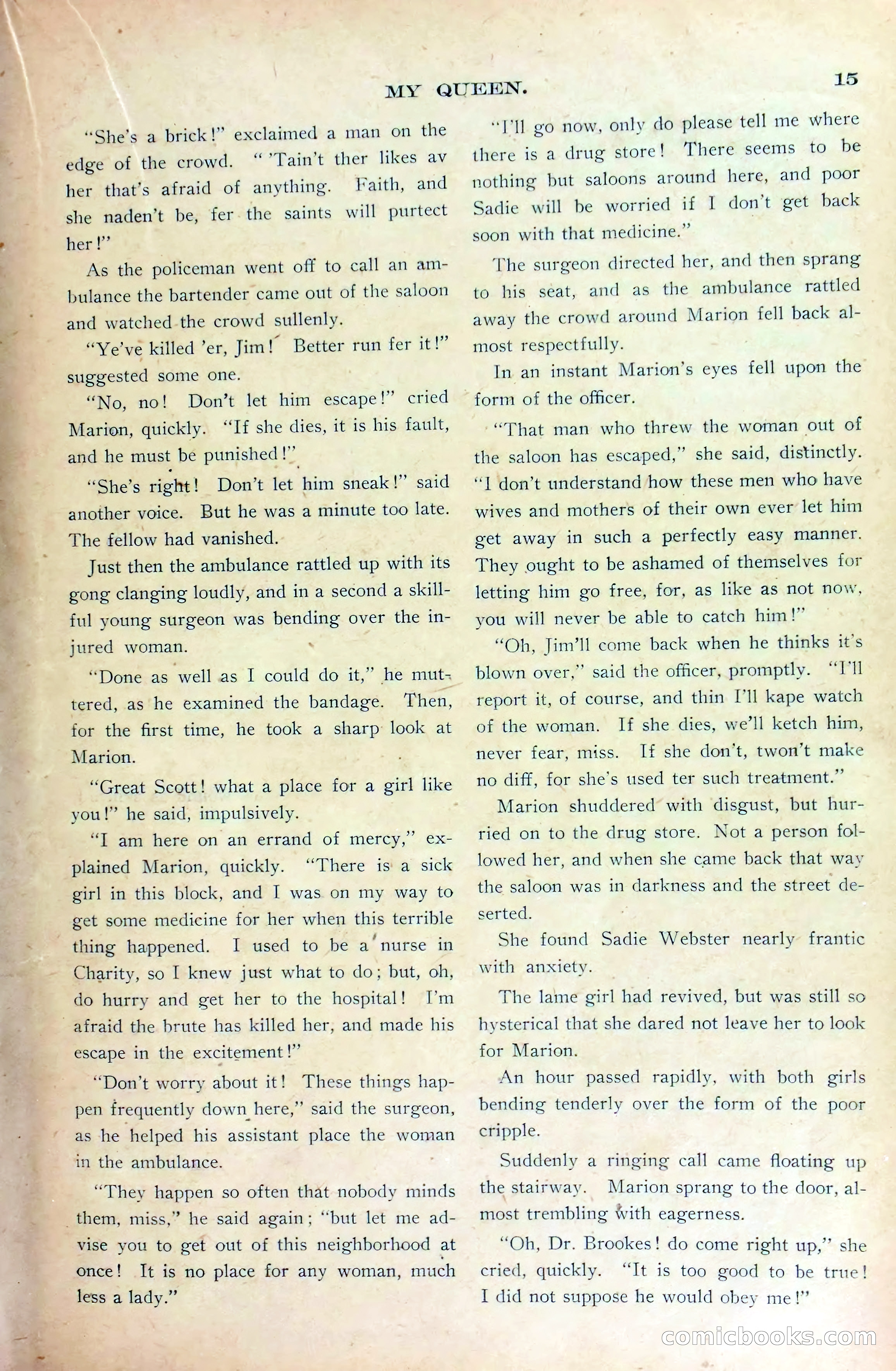 Marion Marlowe's Christmas Eve, or, The Treachery of a Factory Inspector — page 17 of 38
