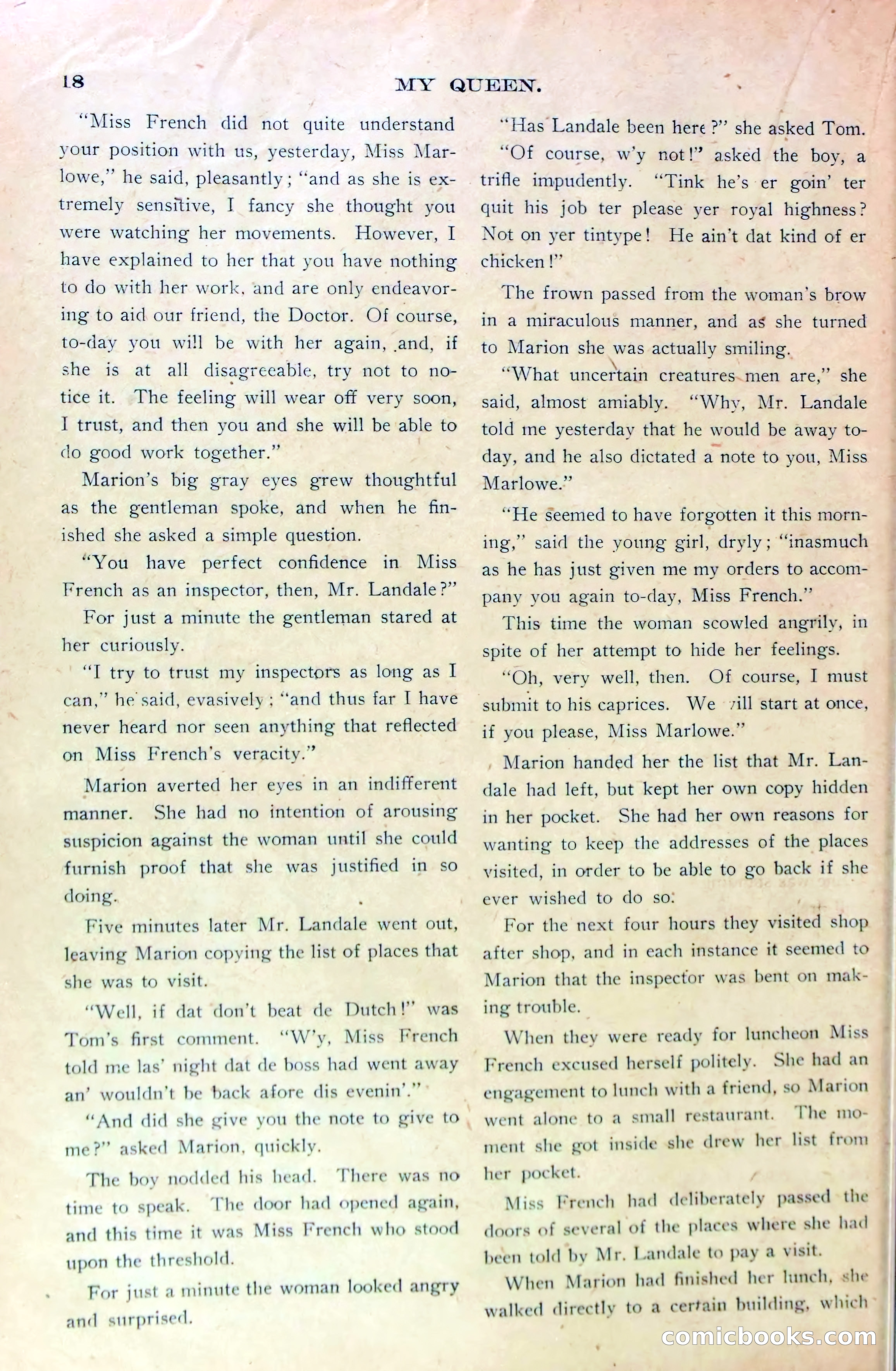 Marion Marlowe's Christmas Eve, or, The Treachery of a Factory Inspector — page 20 of 38
