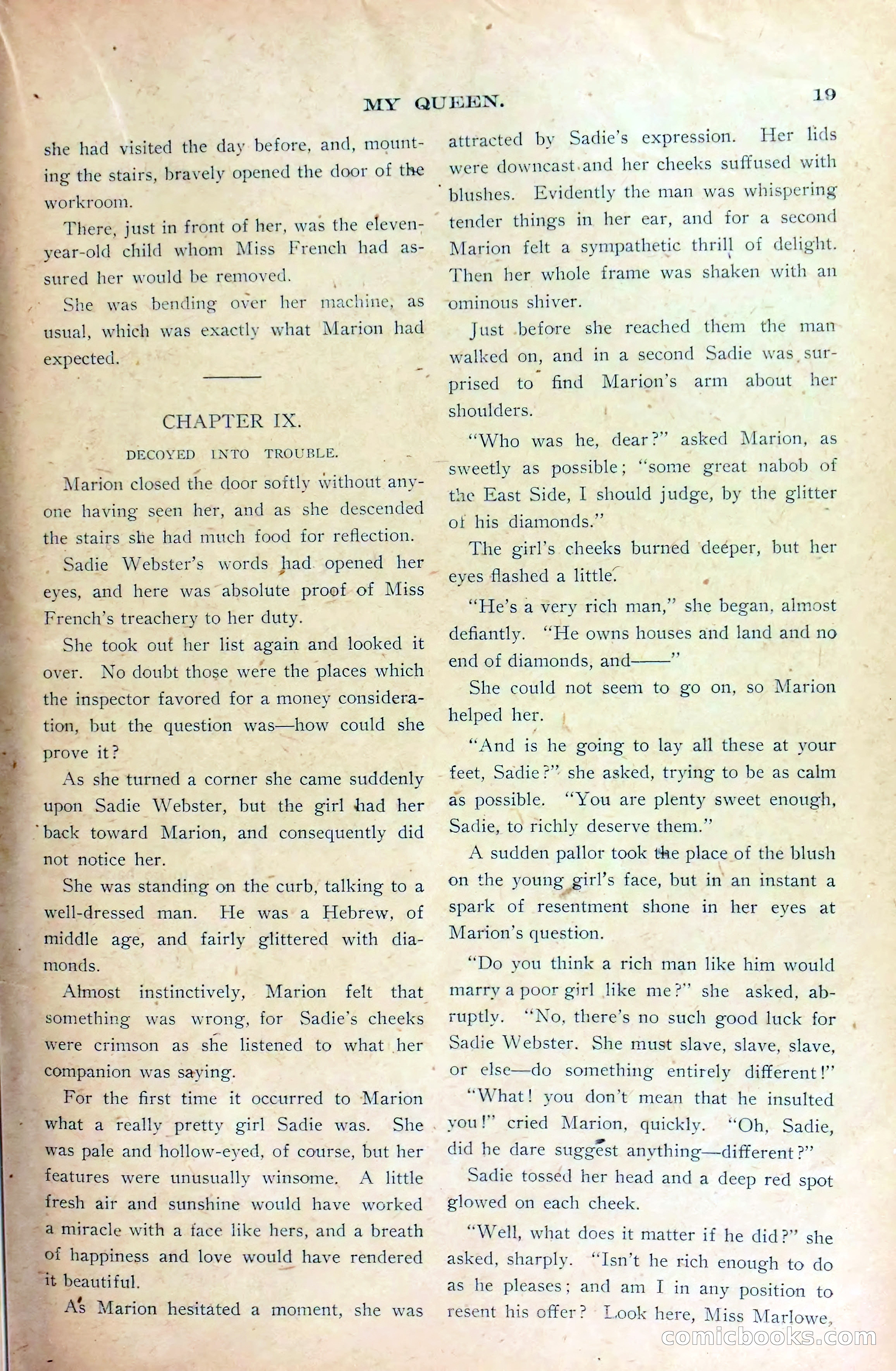 Marion Marlowe's Christmas Eve, or, The Treachery of a Factory Inspector — page 21 of 38