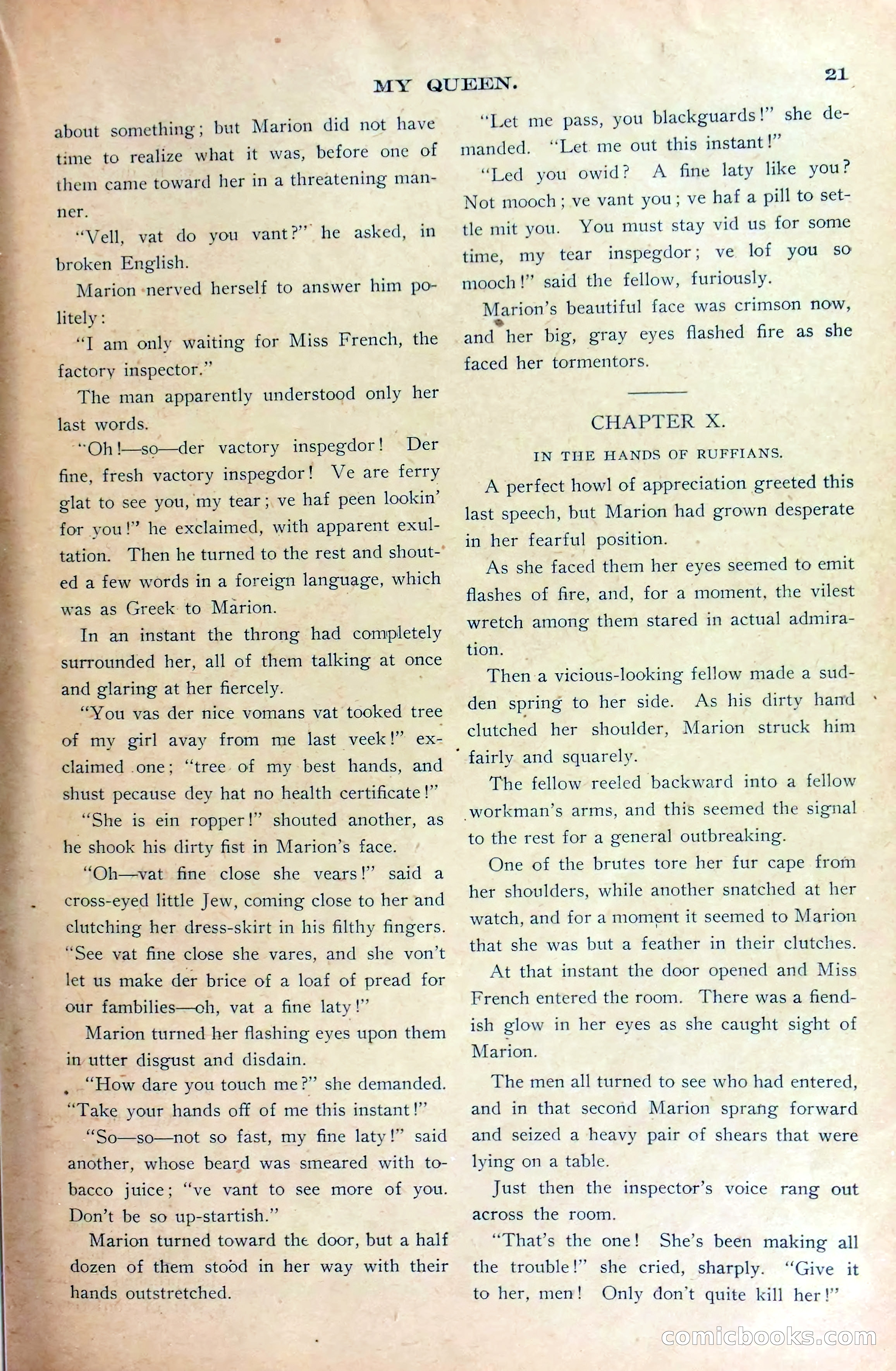 Marion Marlowe's Christmas Eve, or, The Treachery of a Factory Inspector — page 23 of 38