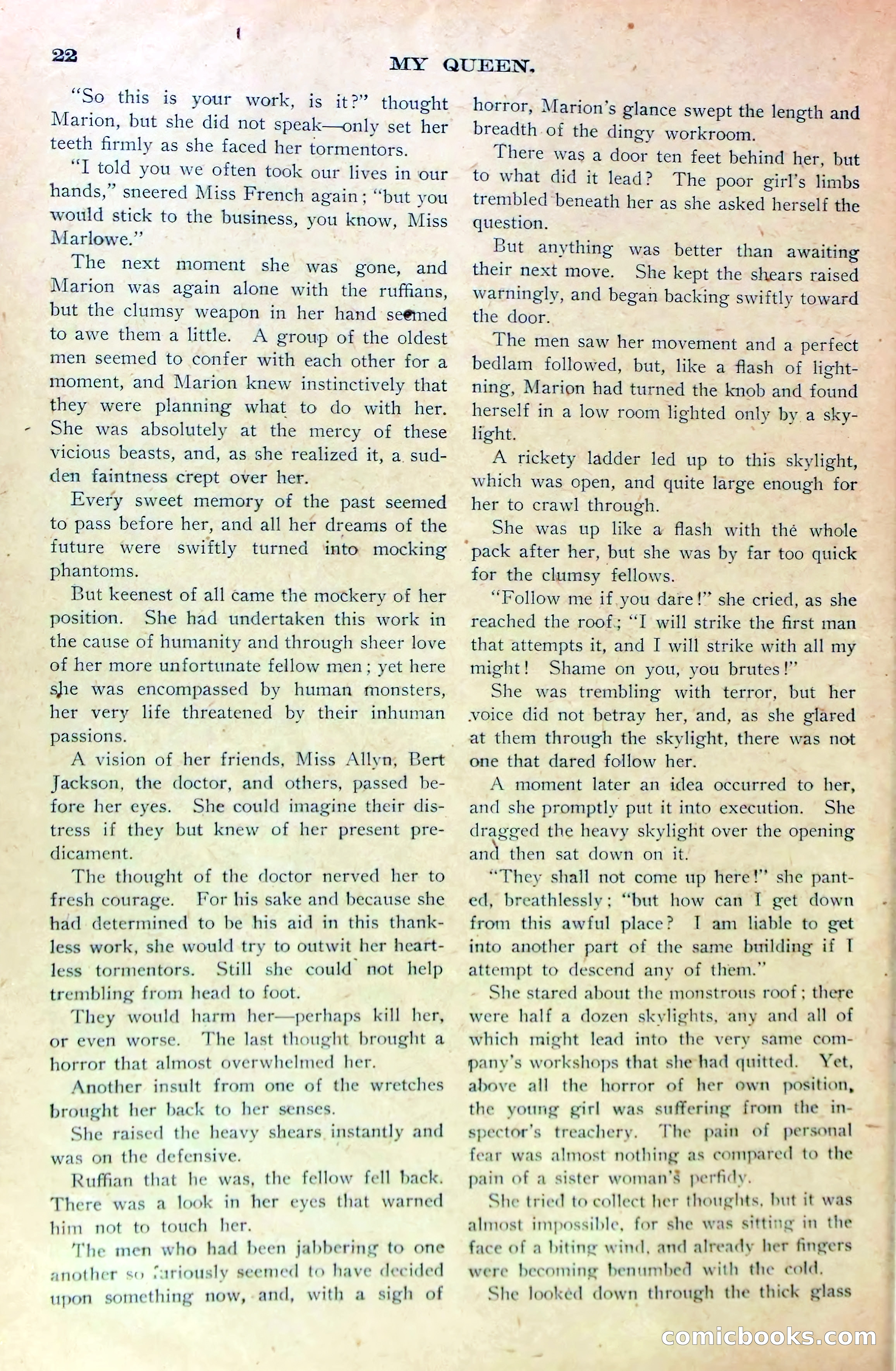 Marion Marlowe's Christmas Eve, or, The Treachery of a Factory Inspector — page 24 of 38
