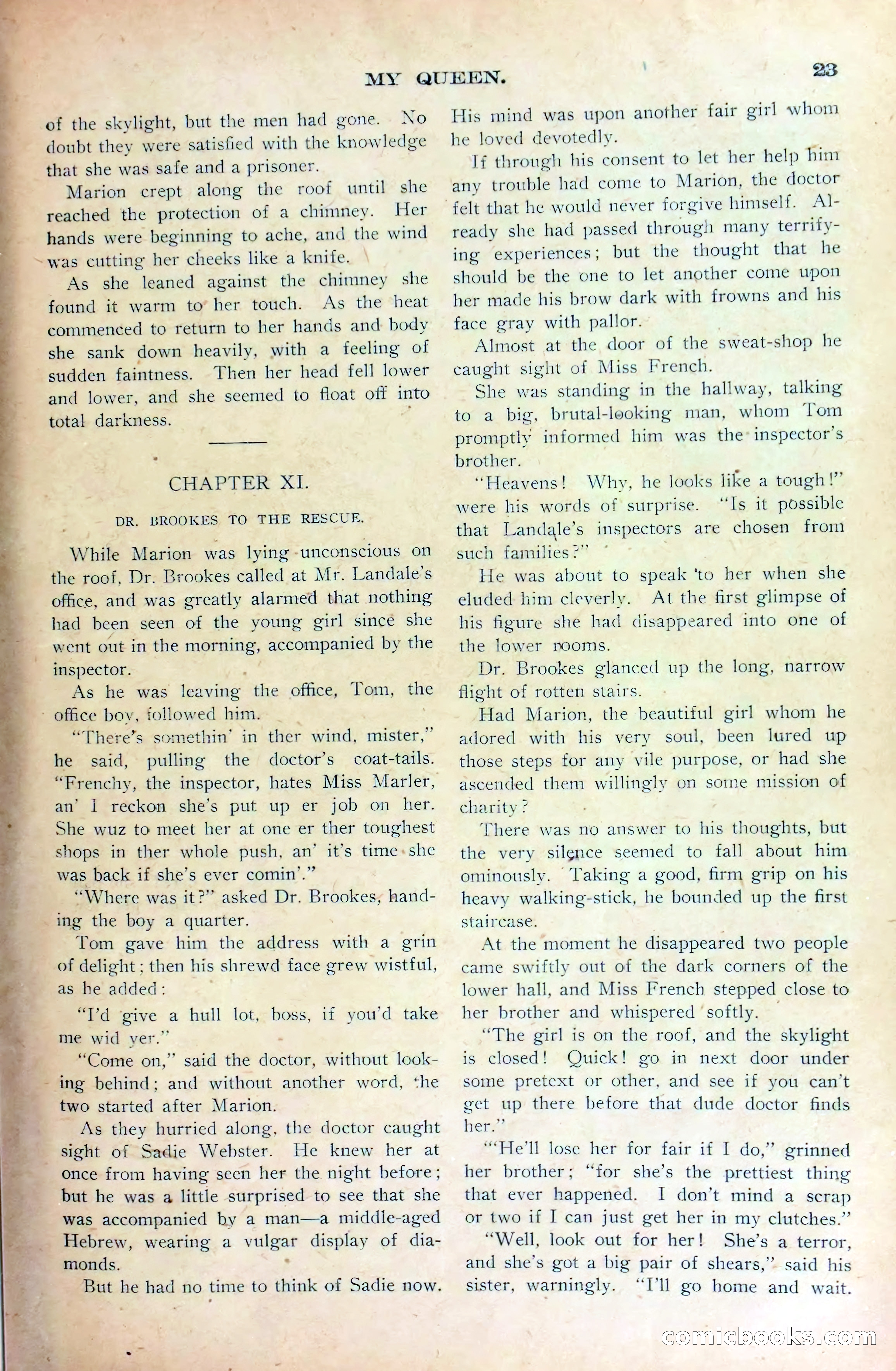 Marion Marlowe's Christmas Eve, or, The Treachery of a Factory Inspector — page 25 of 38