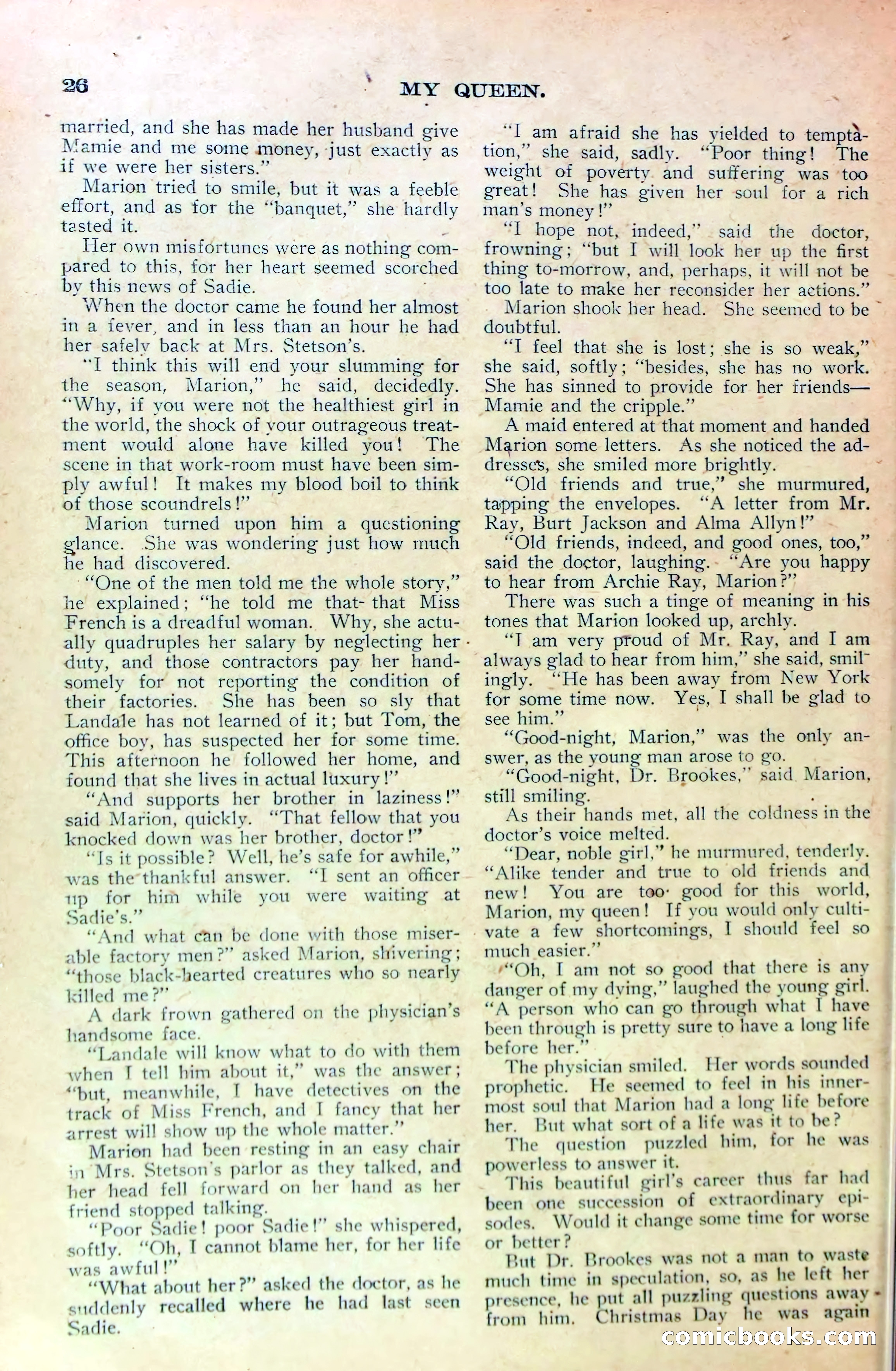 Marion Marlowe's Christmas Eve, or, The Treachery of a Factory Inspector — page 28 of 38