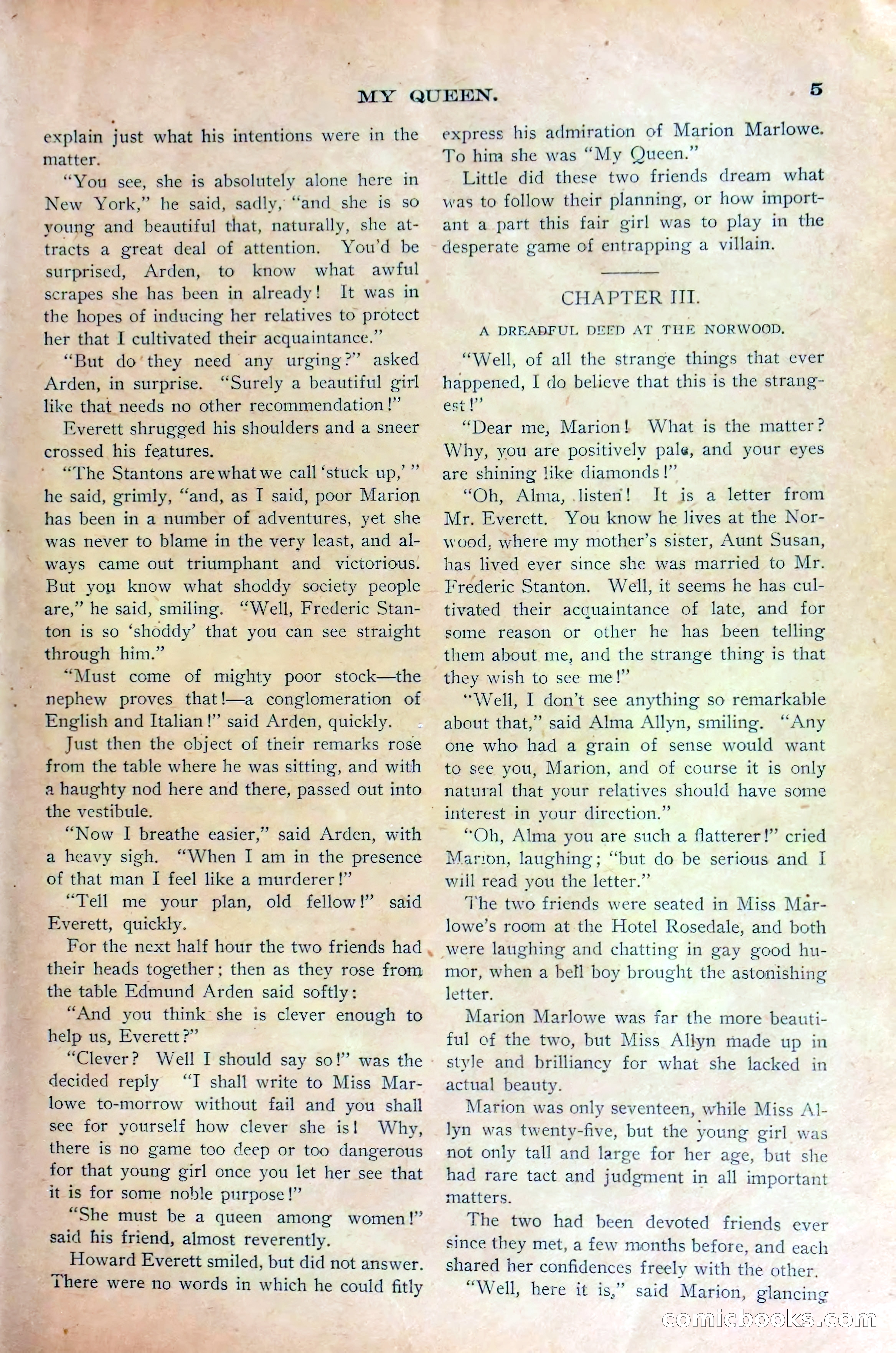 Marion Marlowe's Cleverness, or, Exposing a Bold Fraud — page 7 of 38