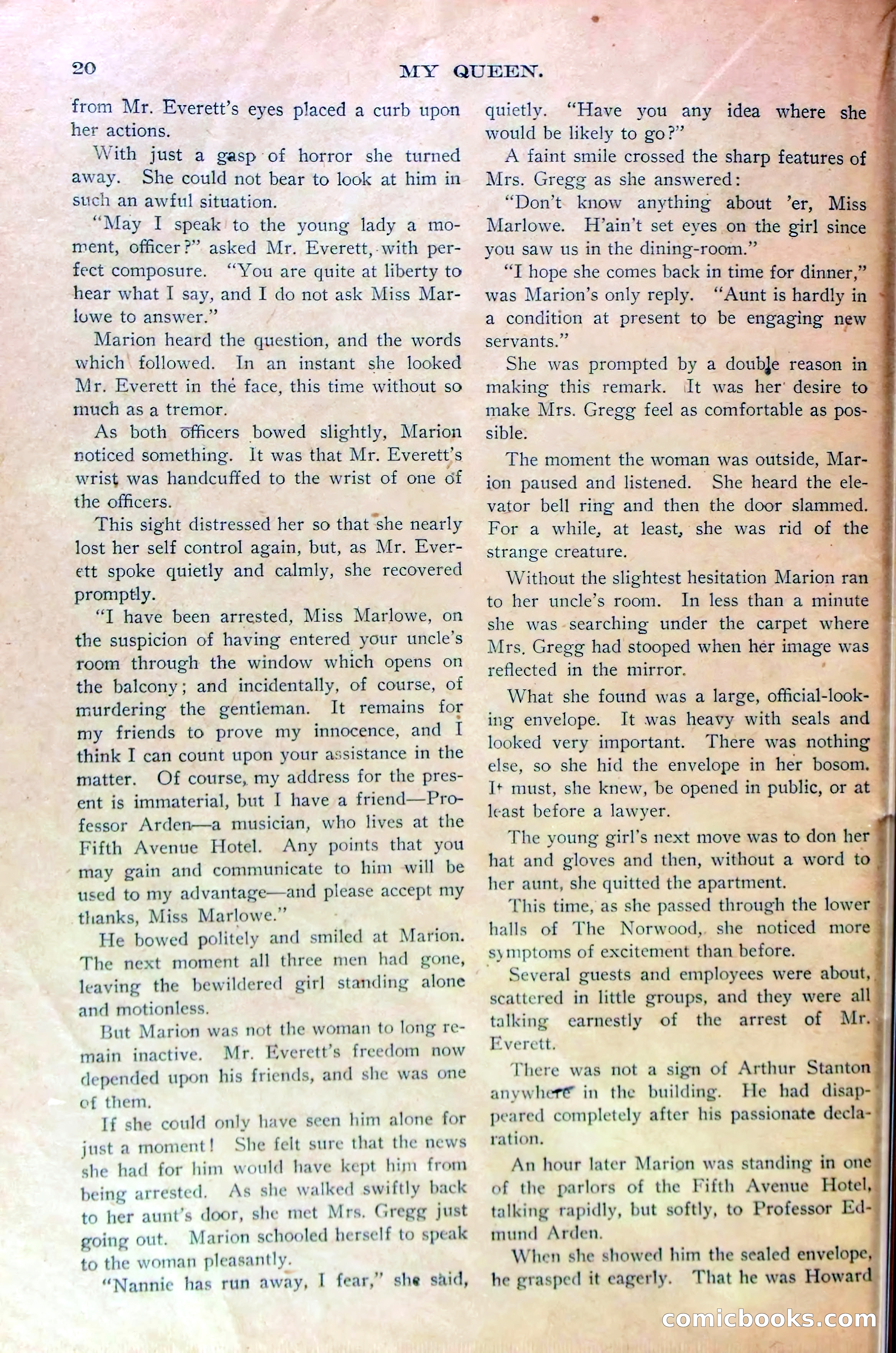 Marion Marlowe's Cleverness, or, Exposing a Bold Fraud — page 22 of 38