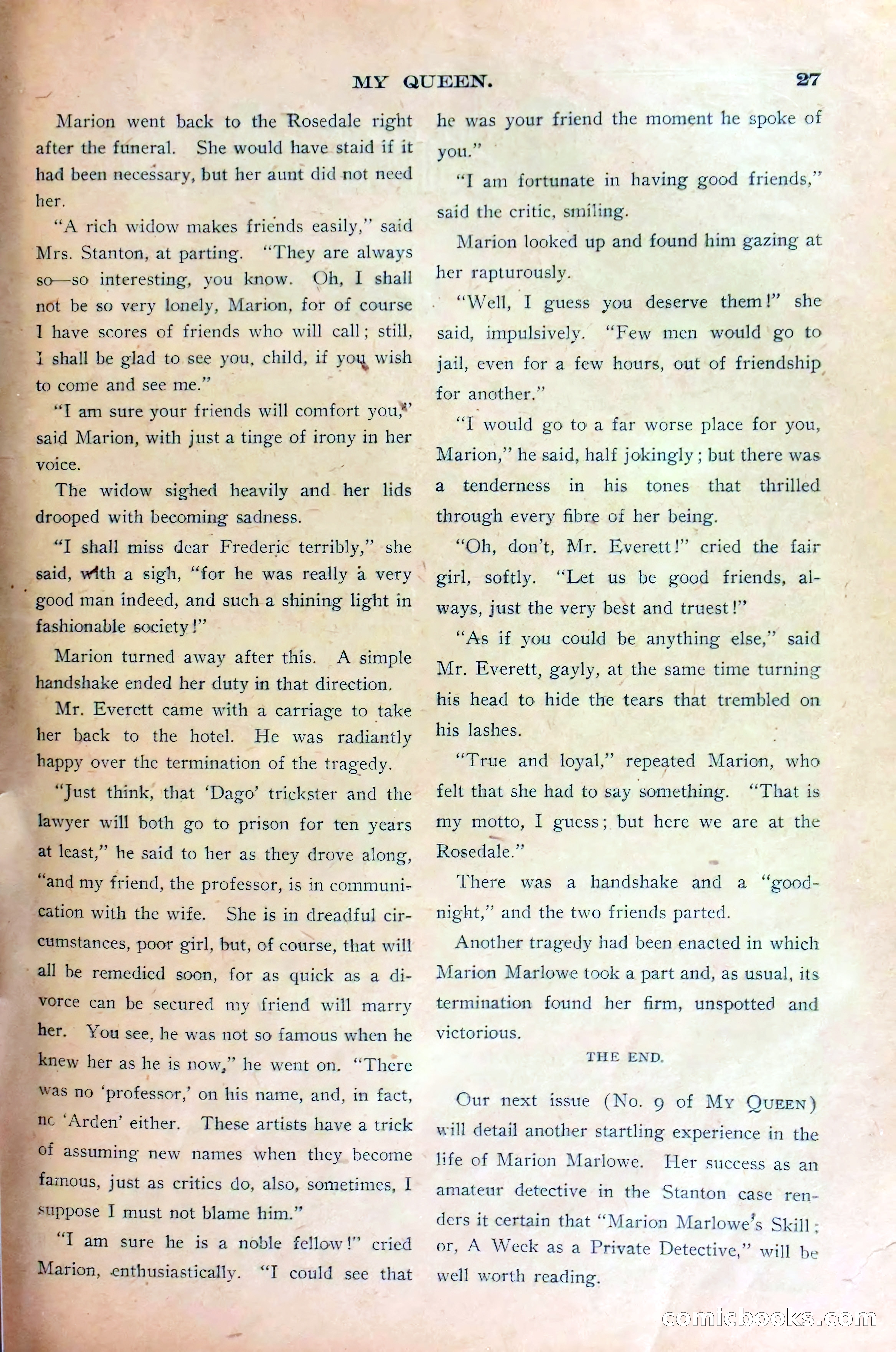 Marion Marlowe's Cleverness, or, Exposing a Bold Fraud — page 29 of 38