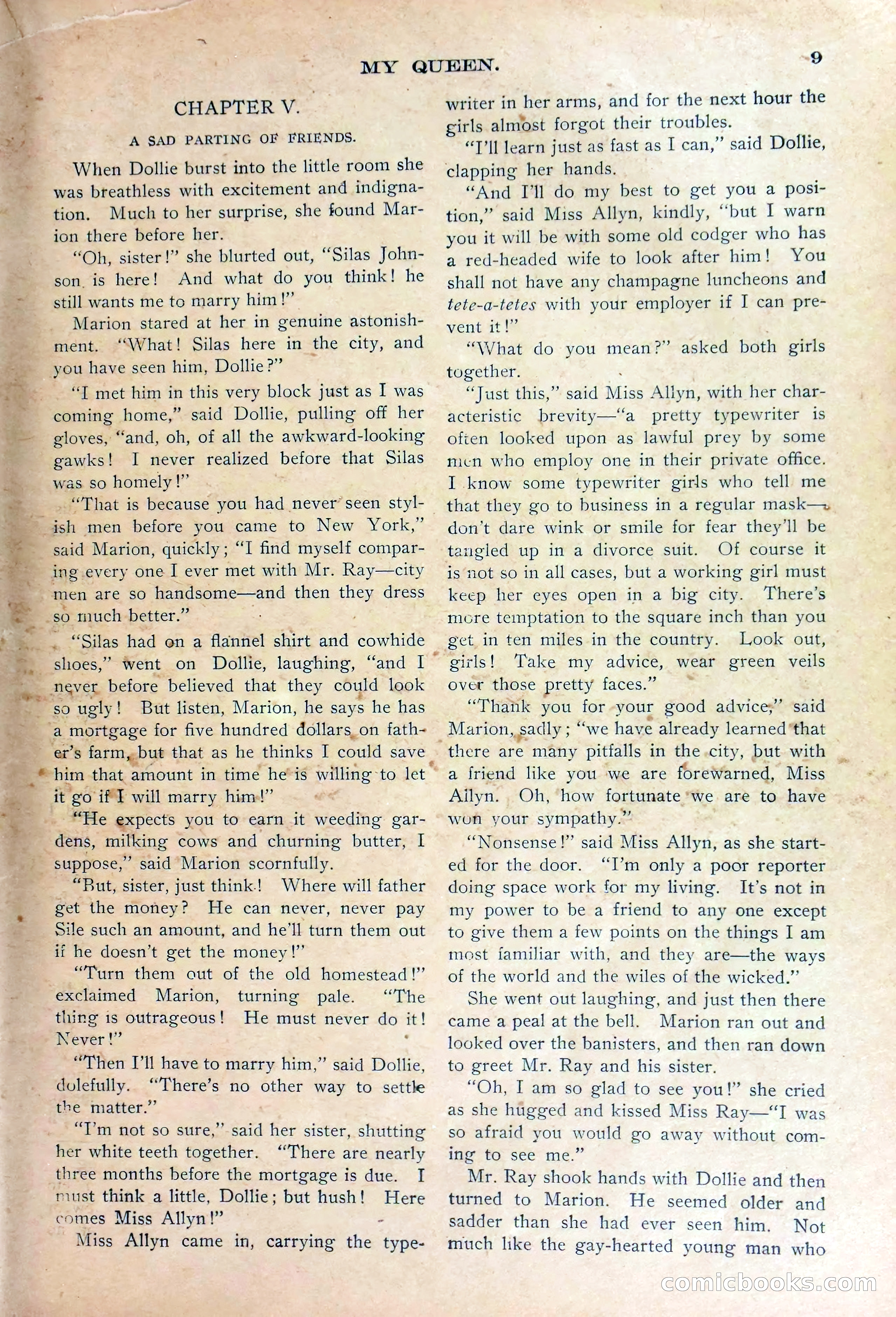 Marion Marlowe's Courage: A Brave Girl's Struggle for Life and Honor — page 11 of 38