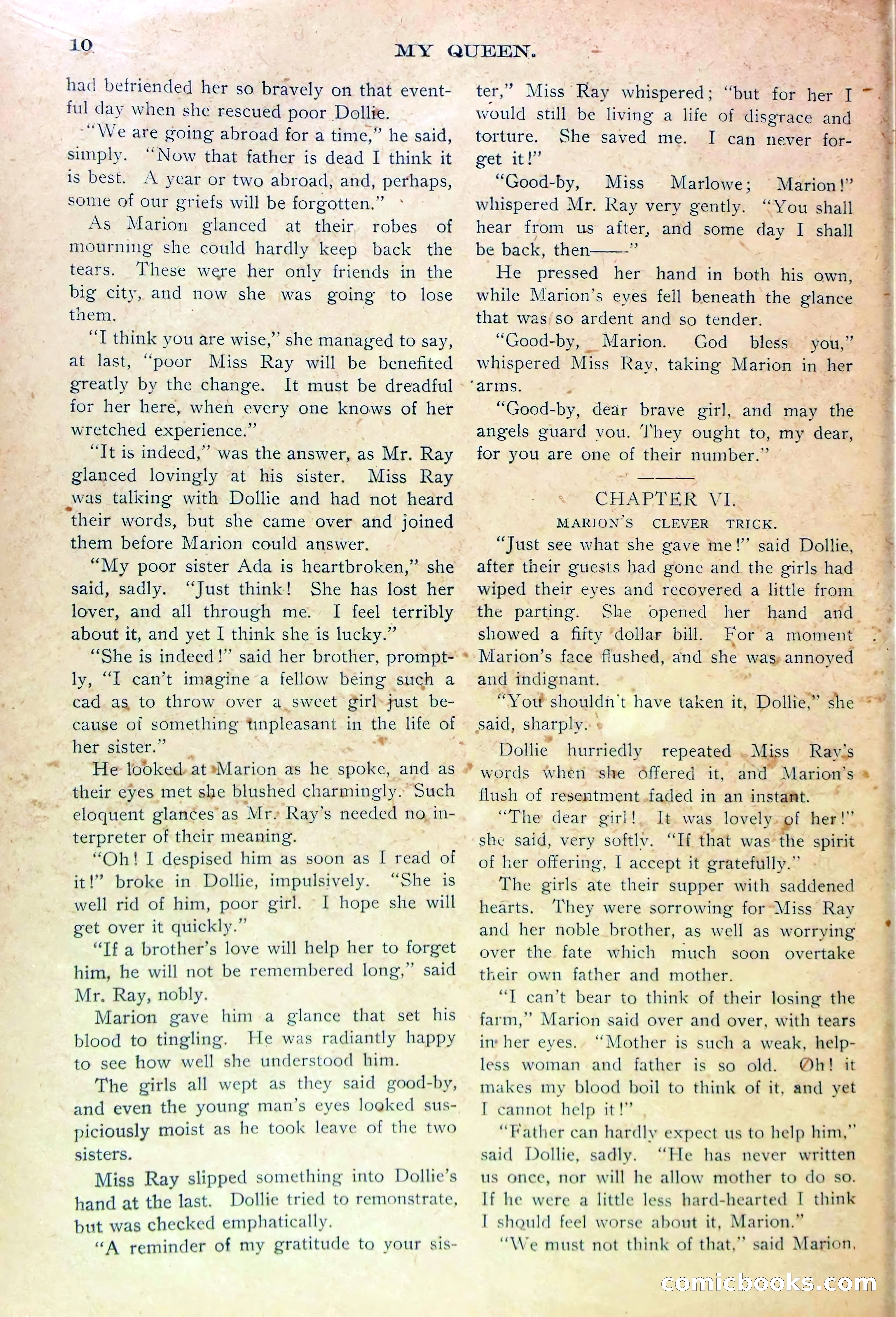 Marion Marlowe's Courage: A Brave Girl's Struggle for Life and Honor — page 12 of 38