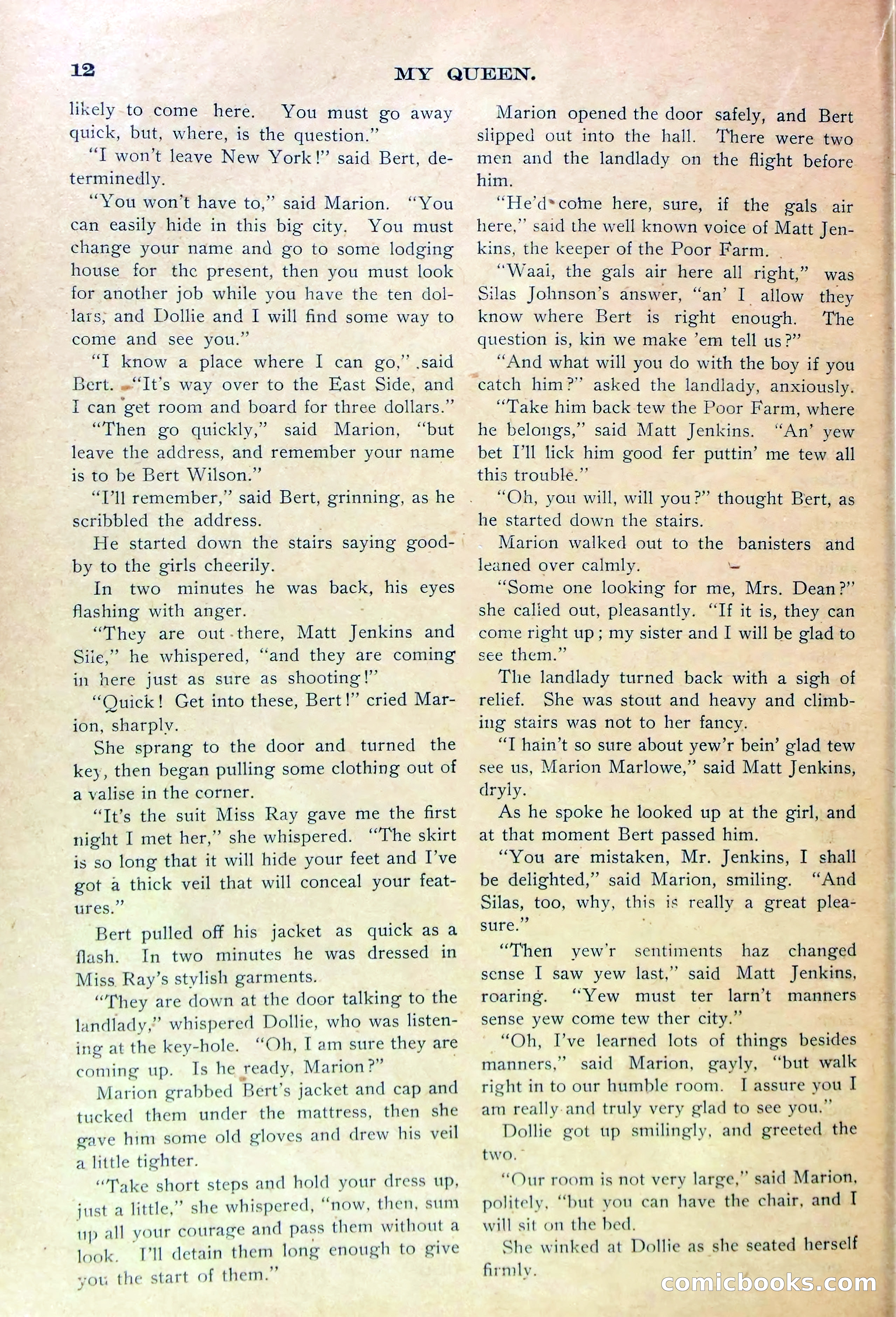 Marion Marlowe's Courage: A Brave Girl's Struggle for Life and Honor — page 14 of 38