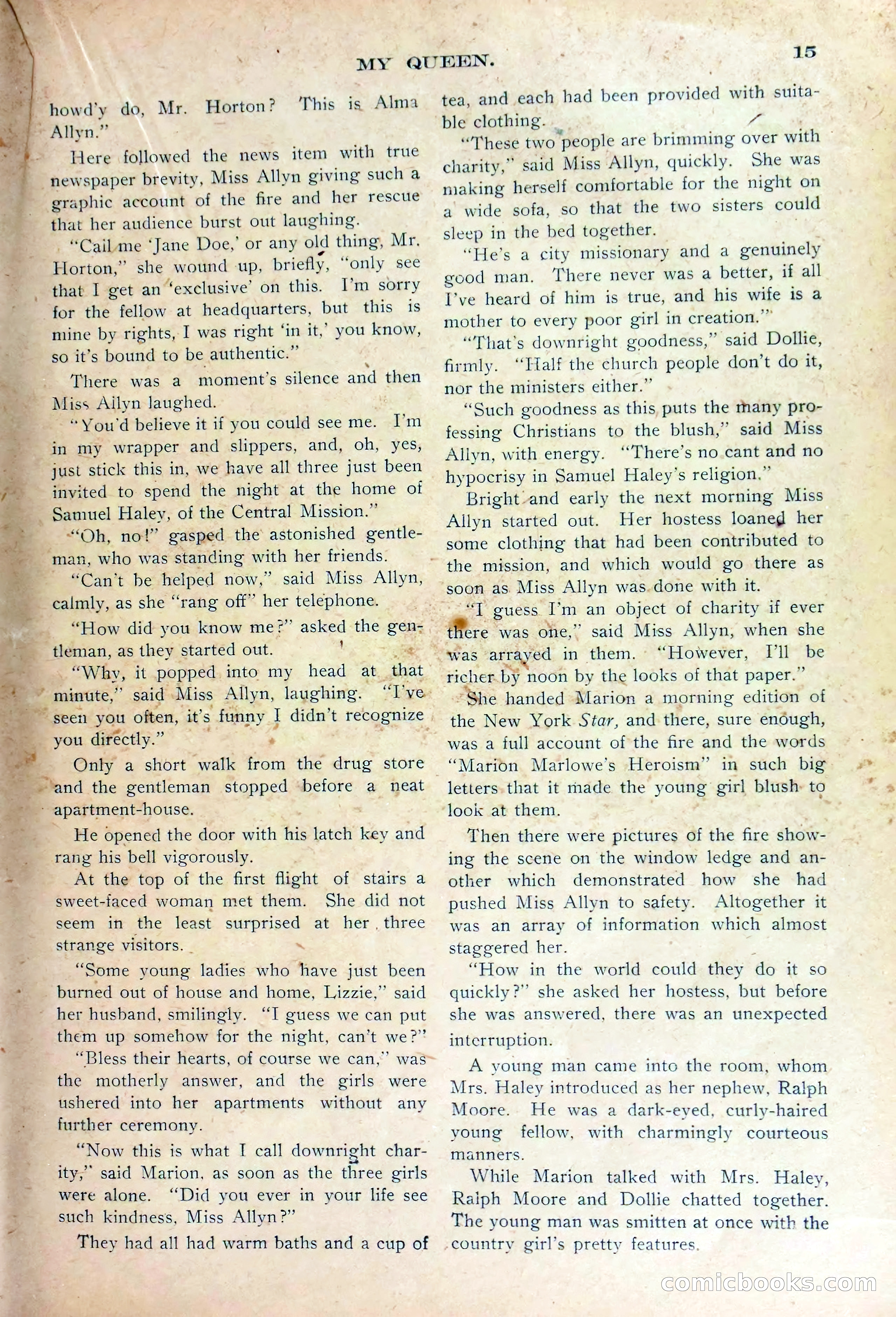 Marion Marlowe's Courage: A Brave Girl's Struggle for Life and Honor — page 17 of 38
