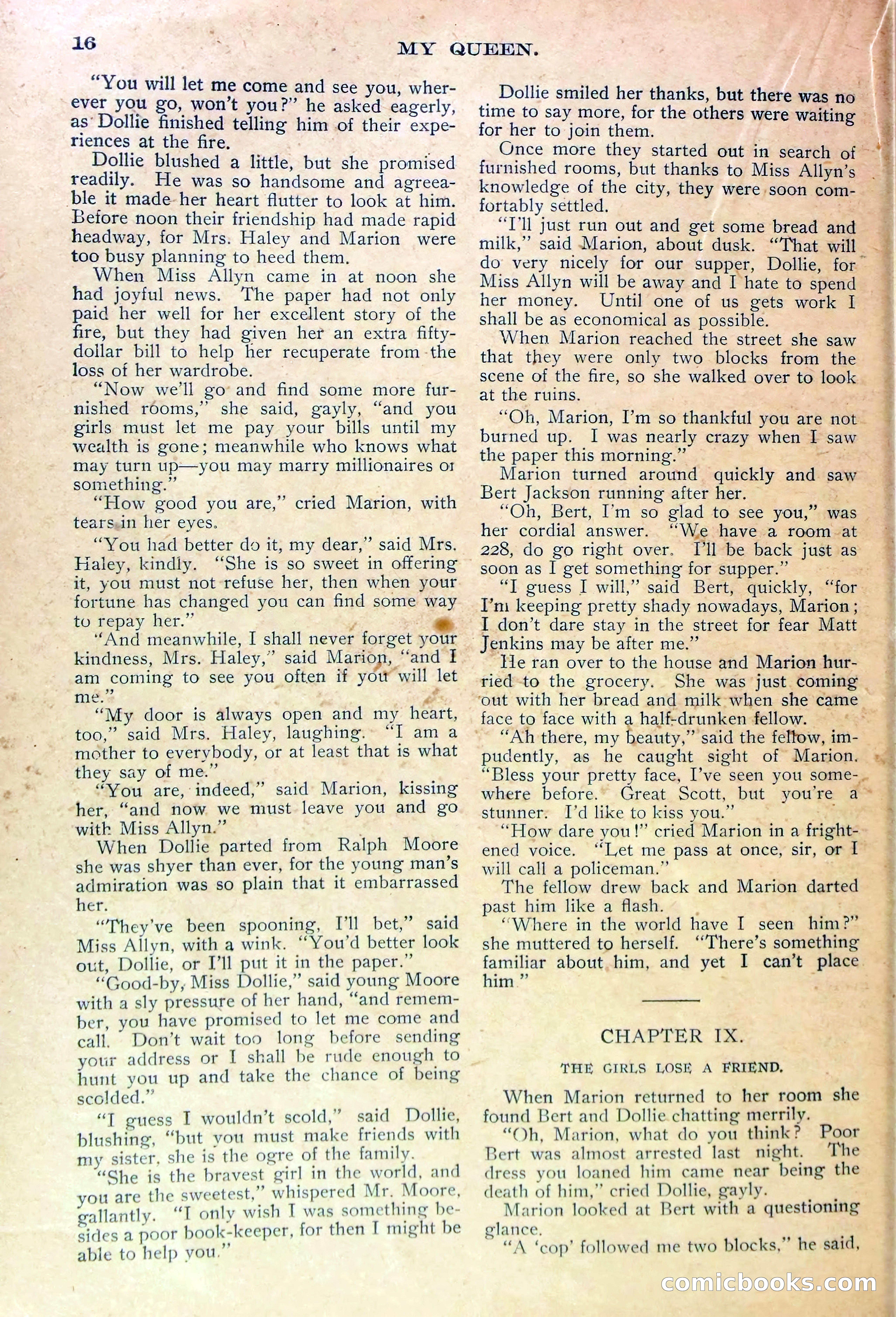 Marion Marlowe's Courage: A Brave Girl's Struggle for Life and Honor — page 18 of 38