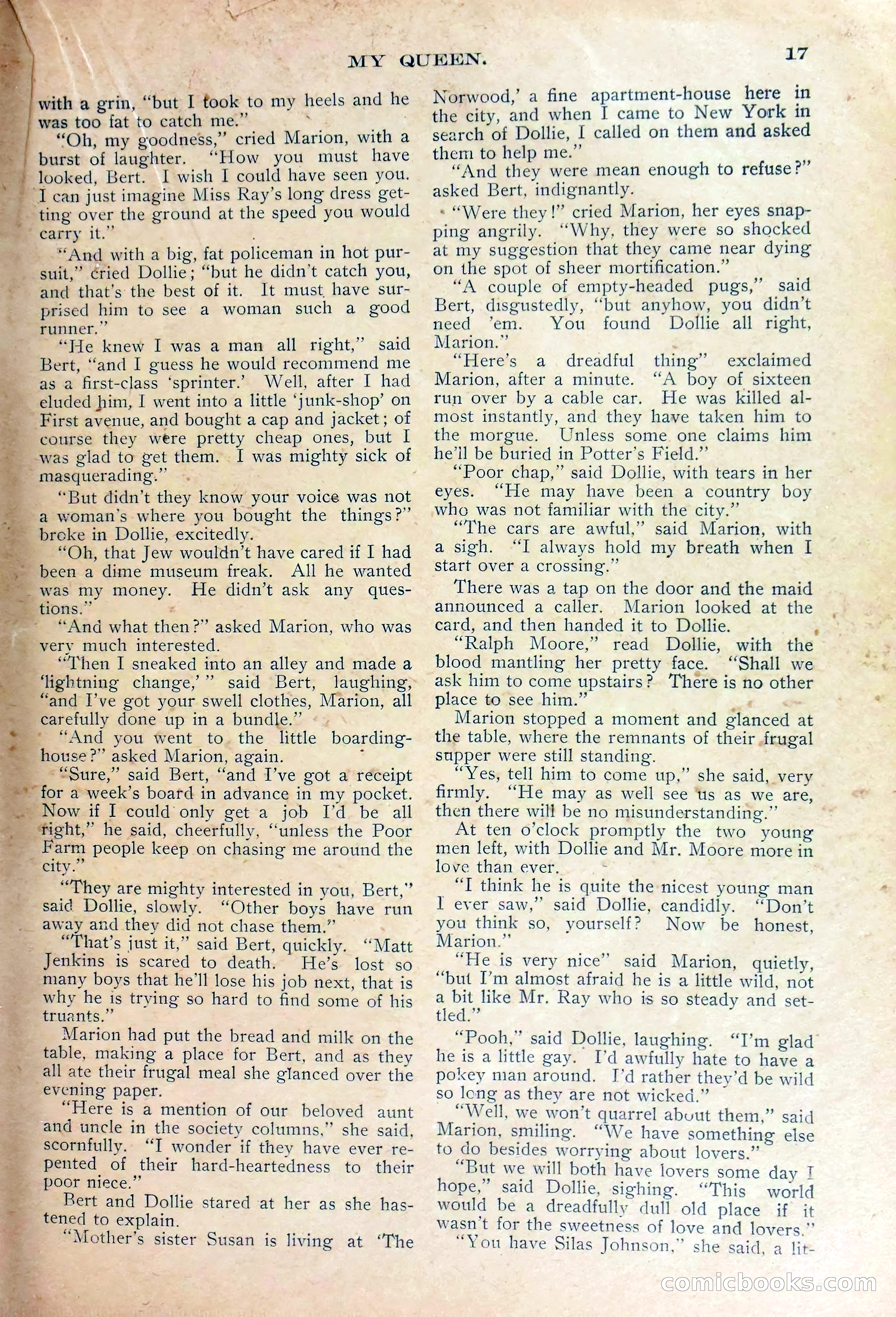 Marion Marlowe's Courage: A Brave Girl's Struggle for Life and Honor — page 19 of 38