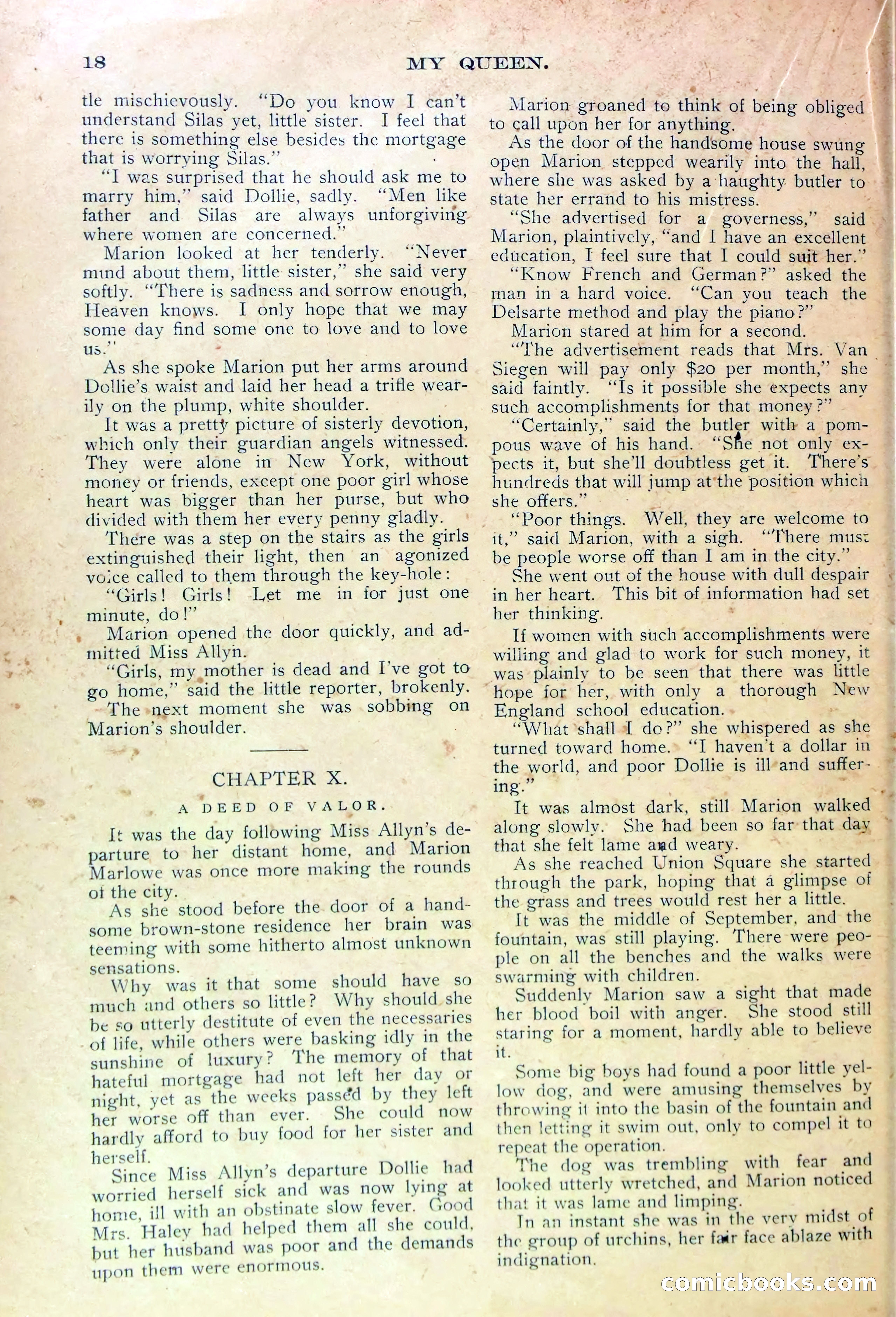 Marion Marlowe's Courage: A Brave Girl's Struggle for Life and Honor — page 20 of 38