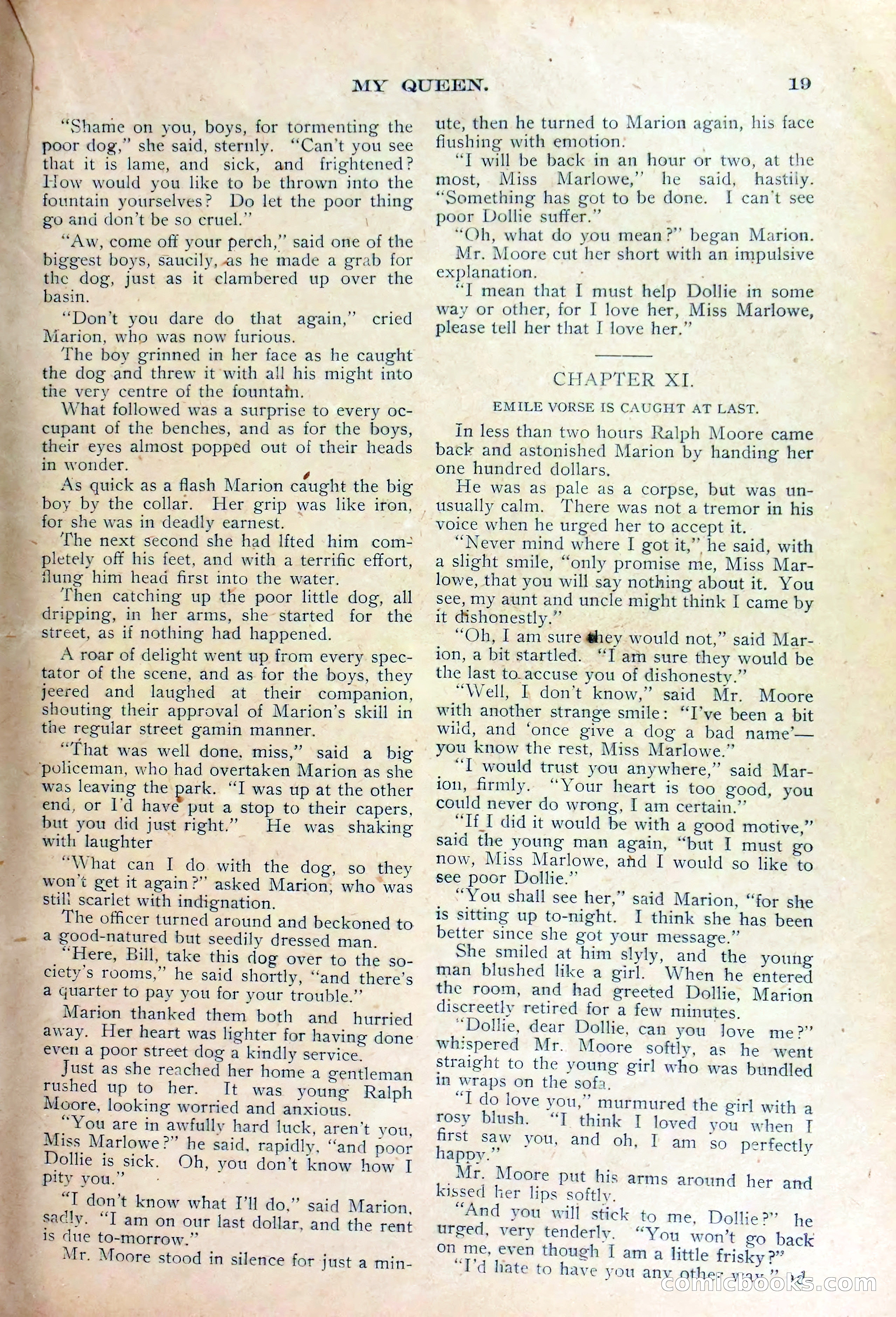 Marion Marlowe's Courage: A Brave Girl's Struggle for Life and Honor — page 21 of 38