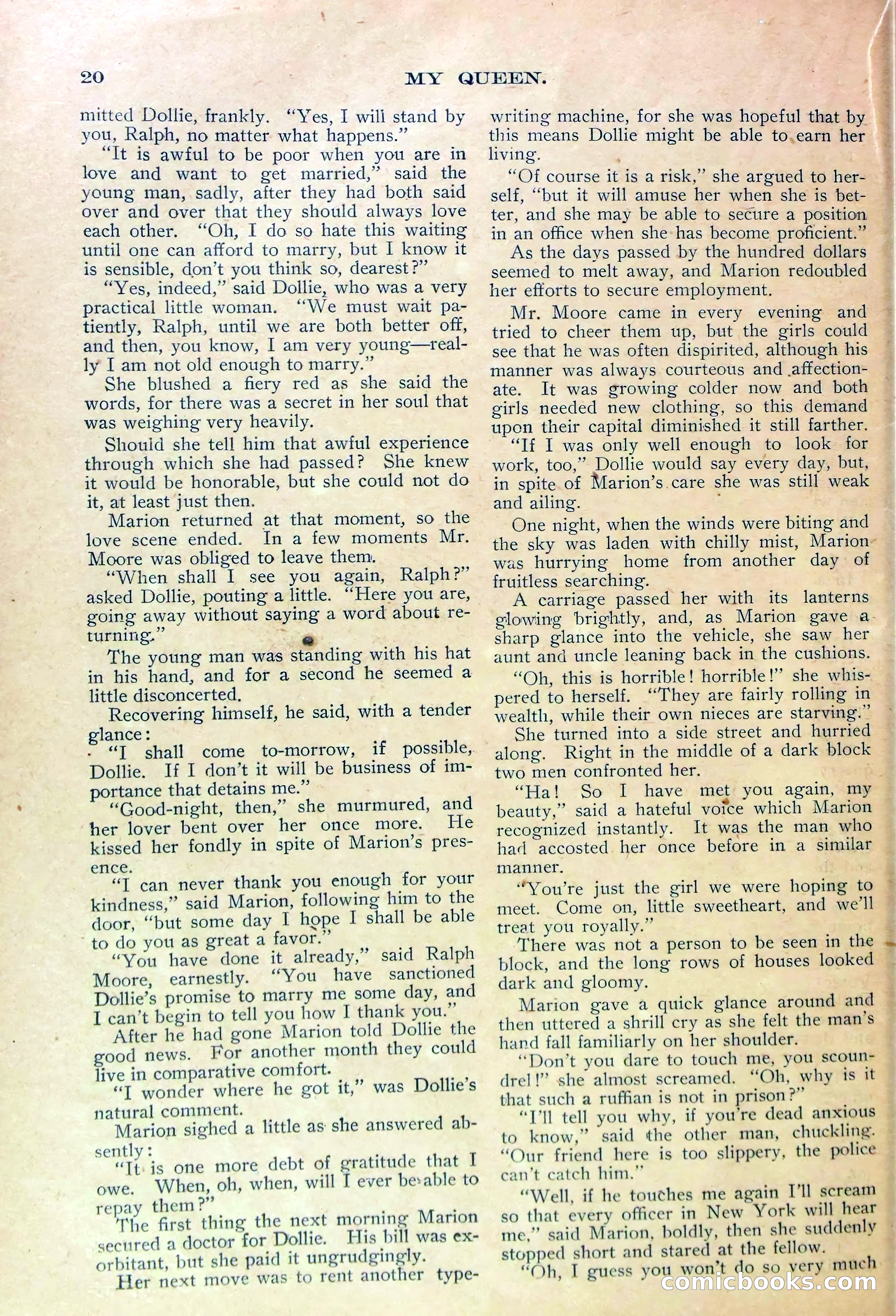 Marion Marlowe's Courage: A Brave Girl's Struggle for Life and Honor — page 22 of 38