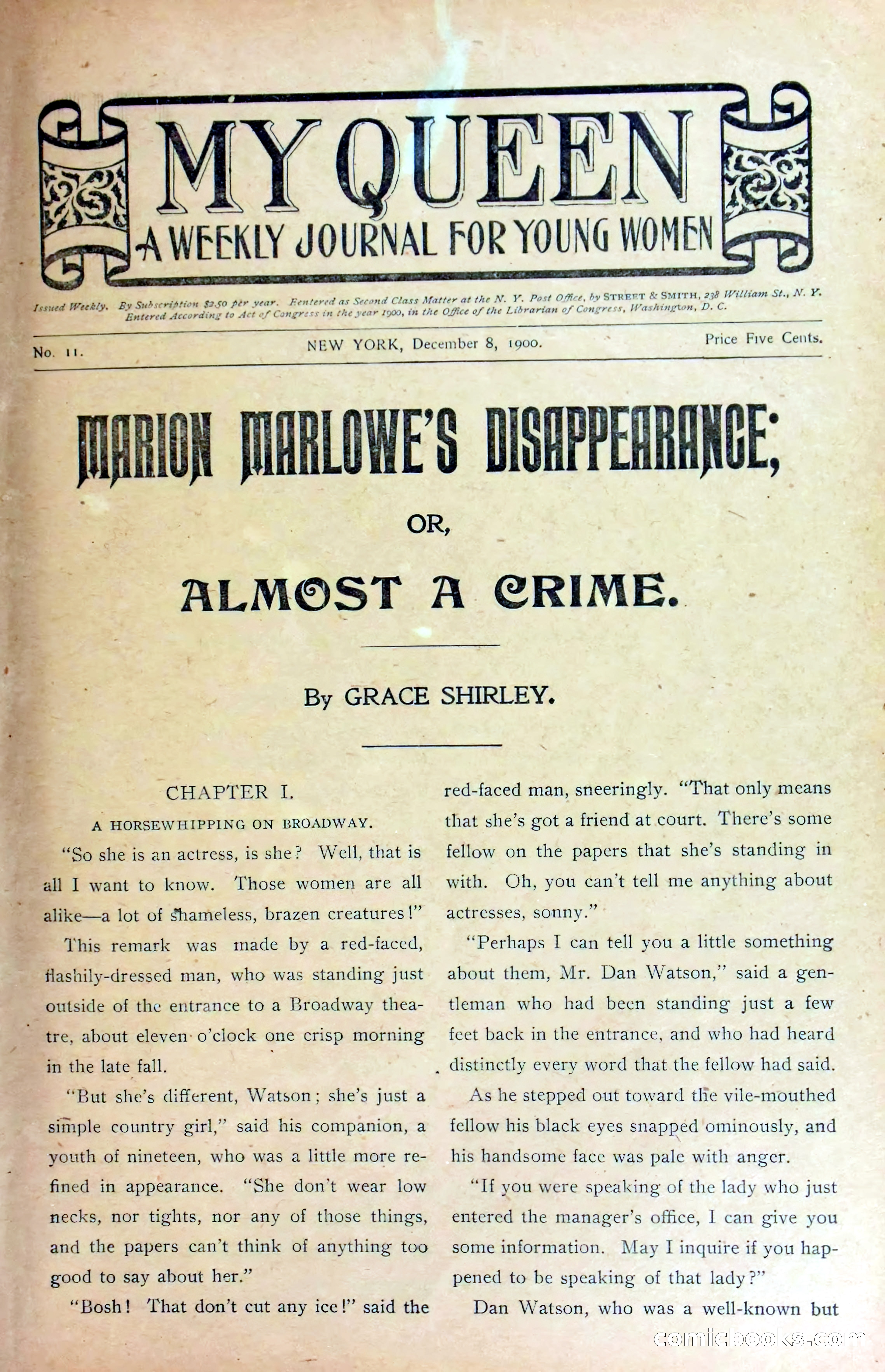 Marion Marlowe's Disappearance, or, Almost a Crime — page 3 of 38
