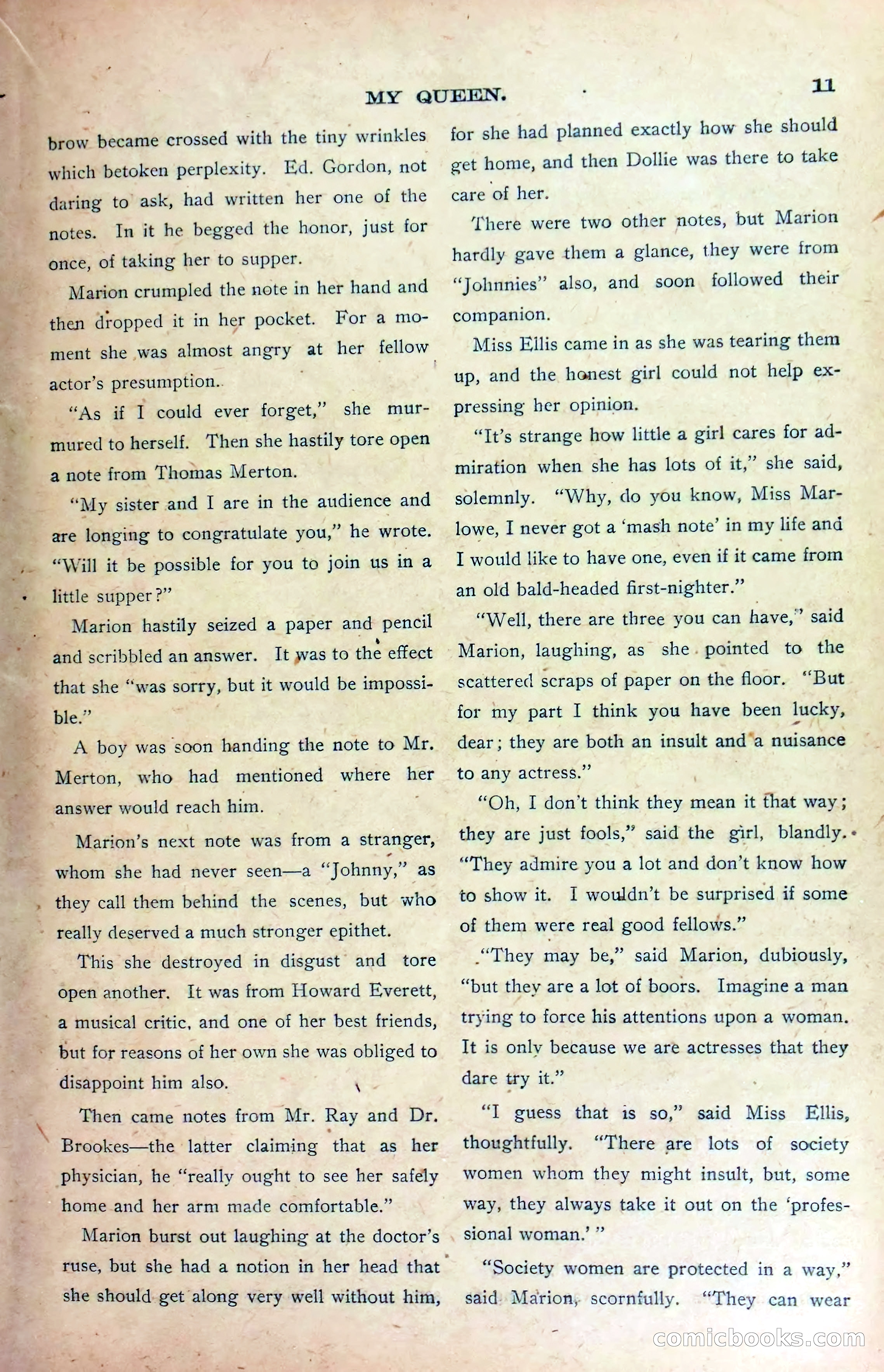 Marion Marlowe's Disappearance, or, Almost a Crime — page 13 of 38