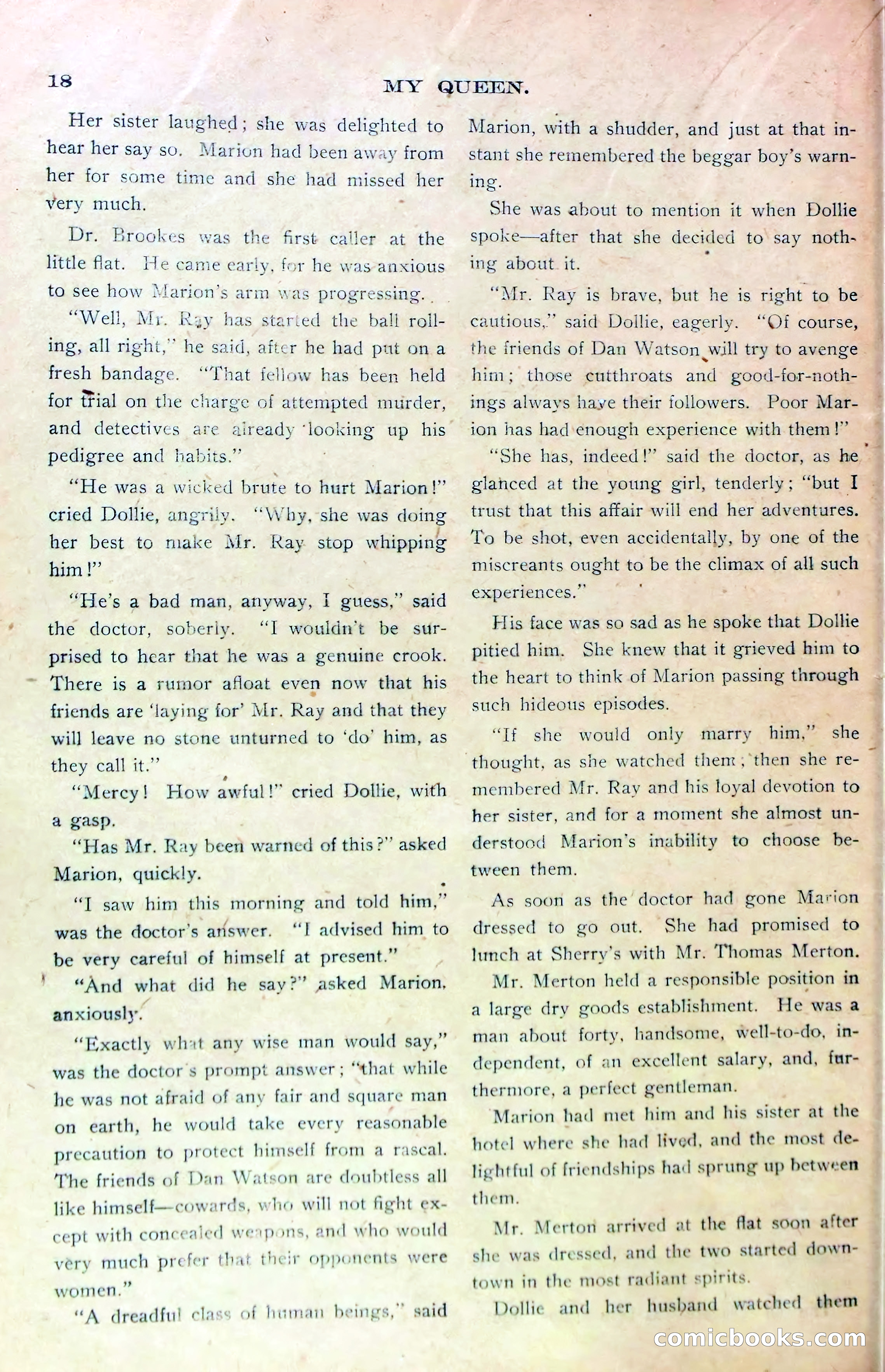 Marion Marlowe's Disappearance, or, Almost a Crime — page 20 of 38