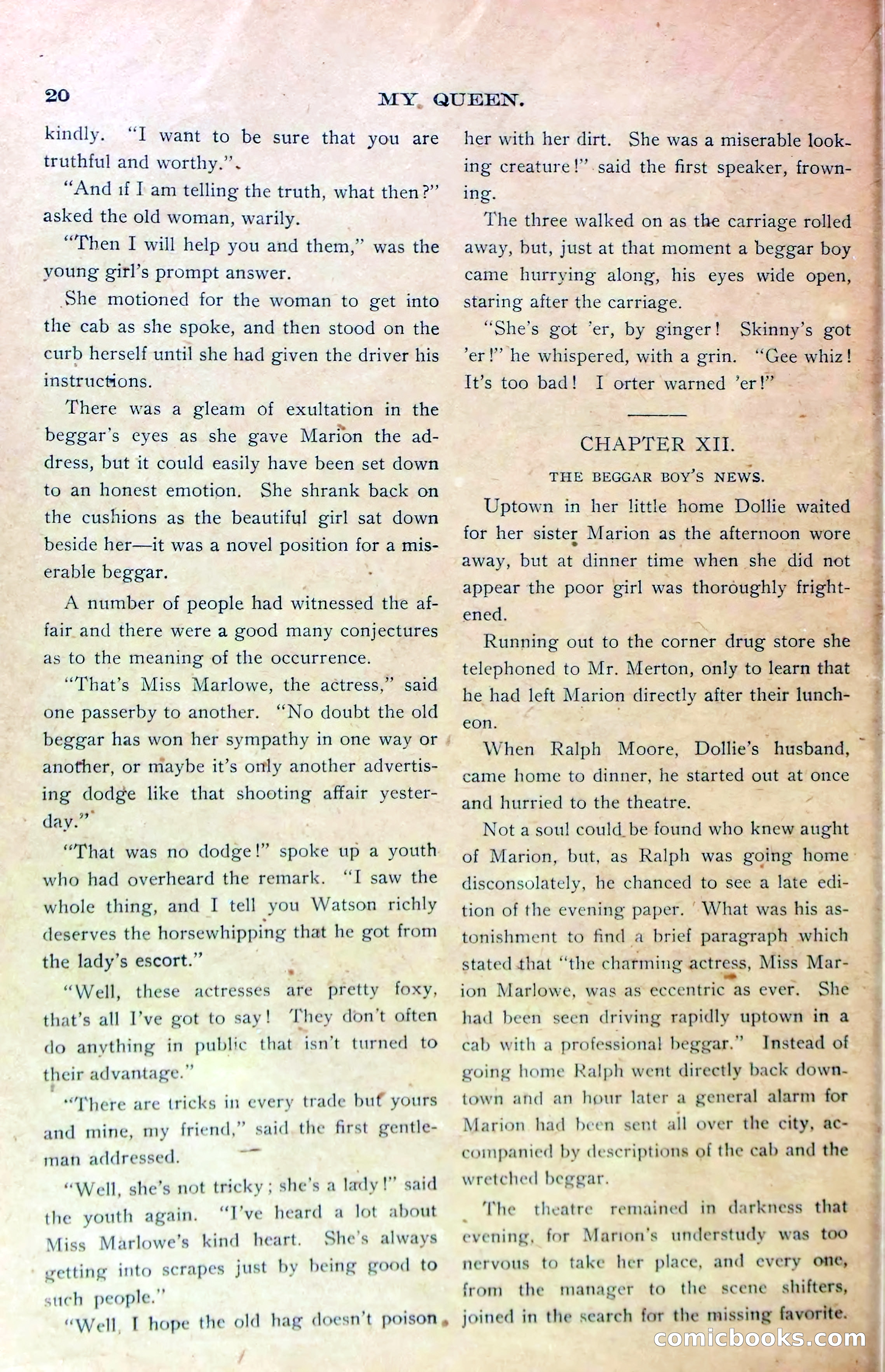 Marion Marlowe's Disappearance, or, Almost a Crime — page 22 of 38
