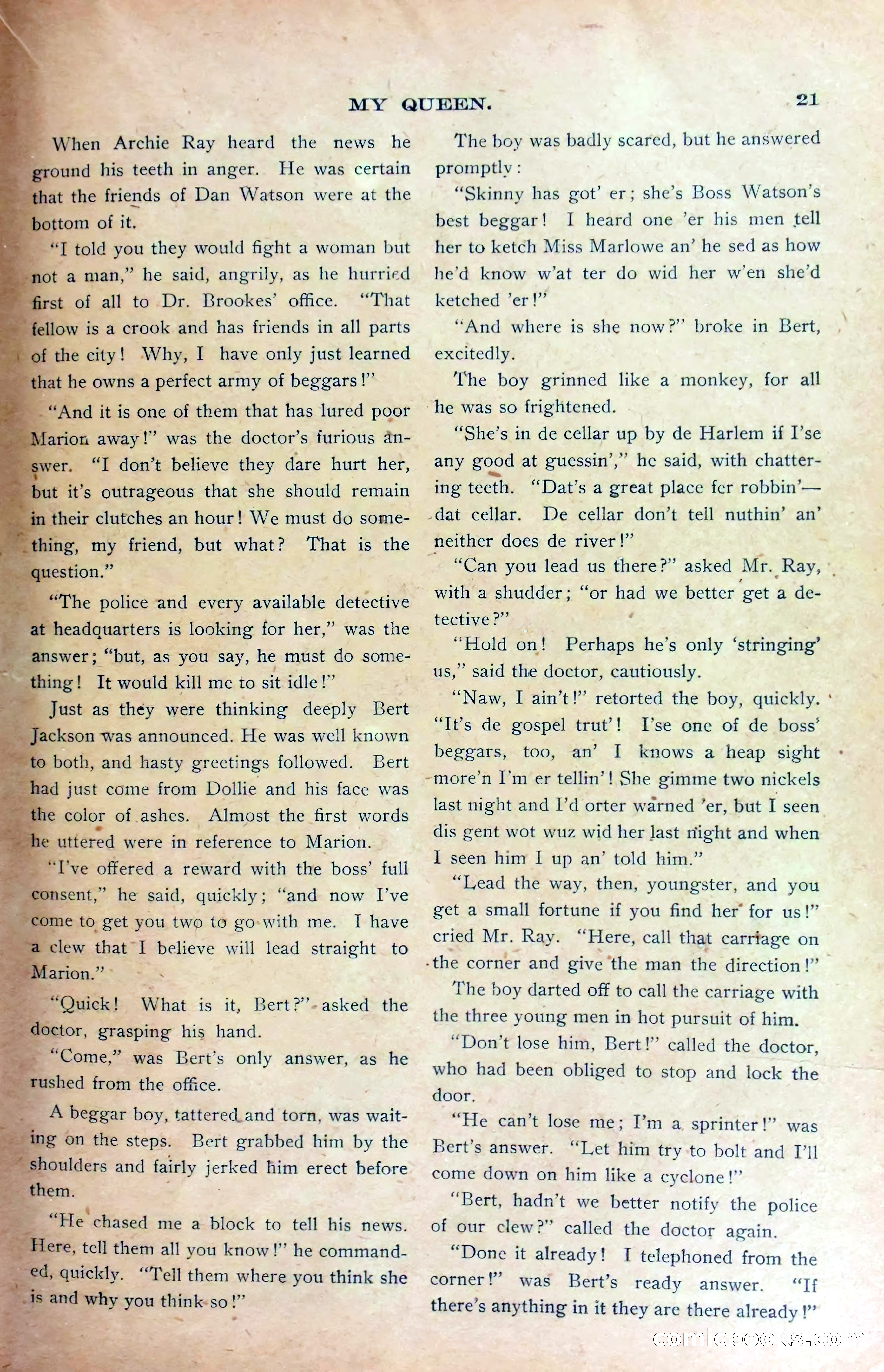 Marion Marlowe's Disappearance, or, Almost a Crime — page 23 of 38