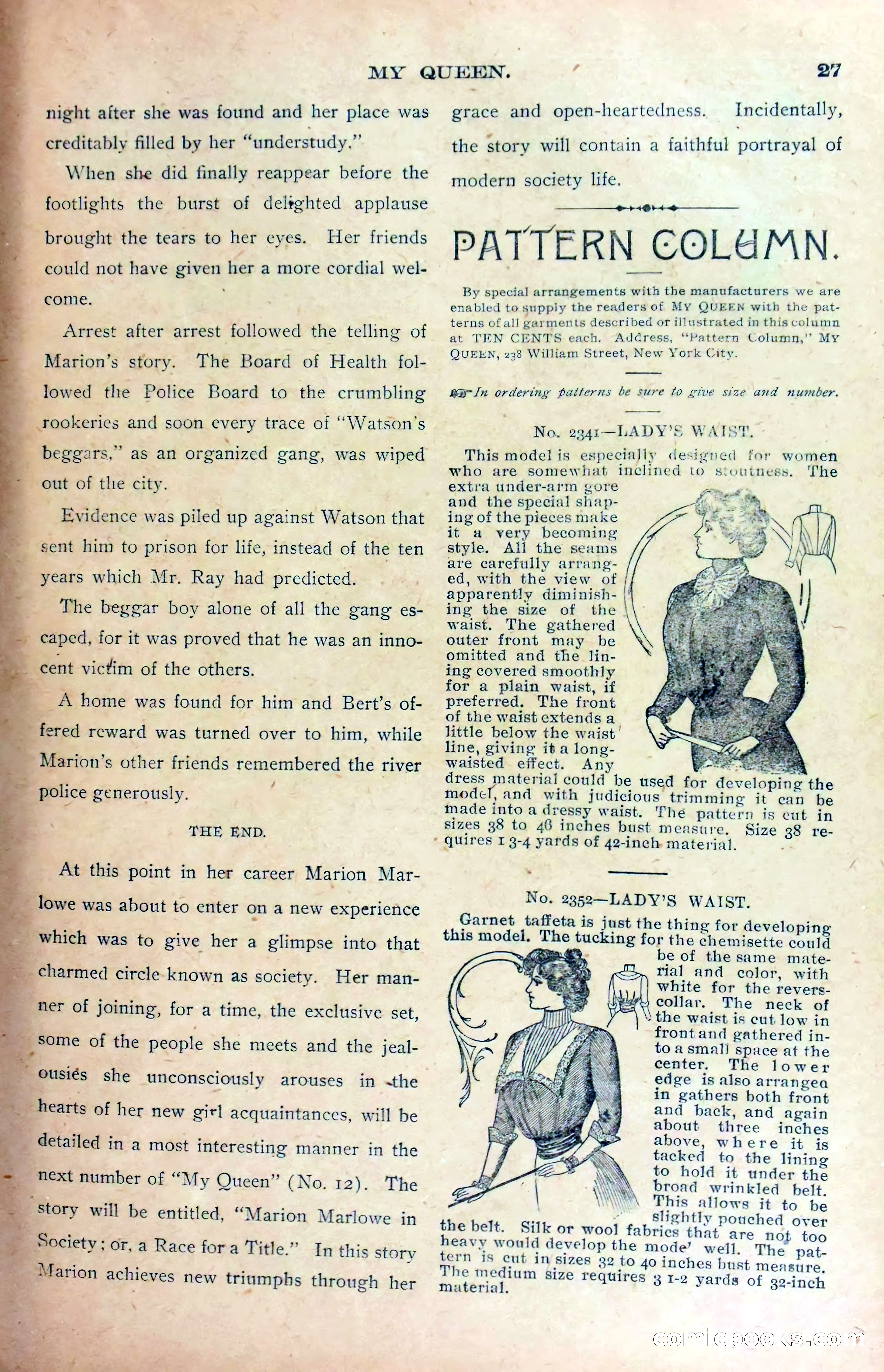 Marion Marlowe's Disappearance, or, Almost a Crime — page 29 of 38