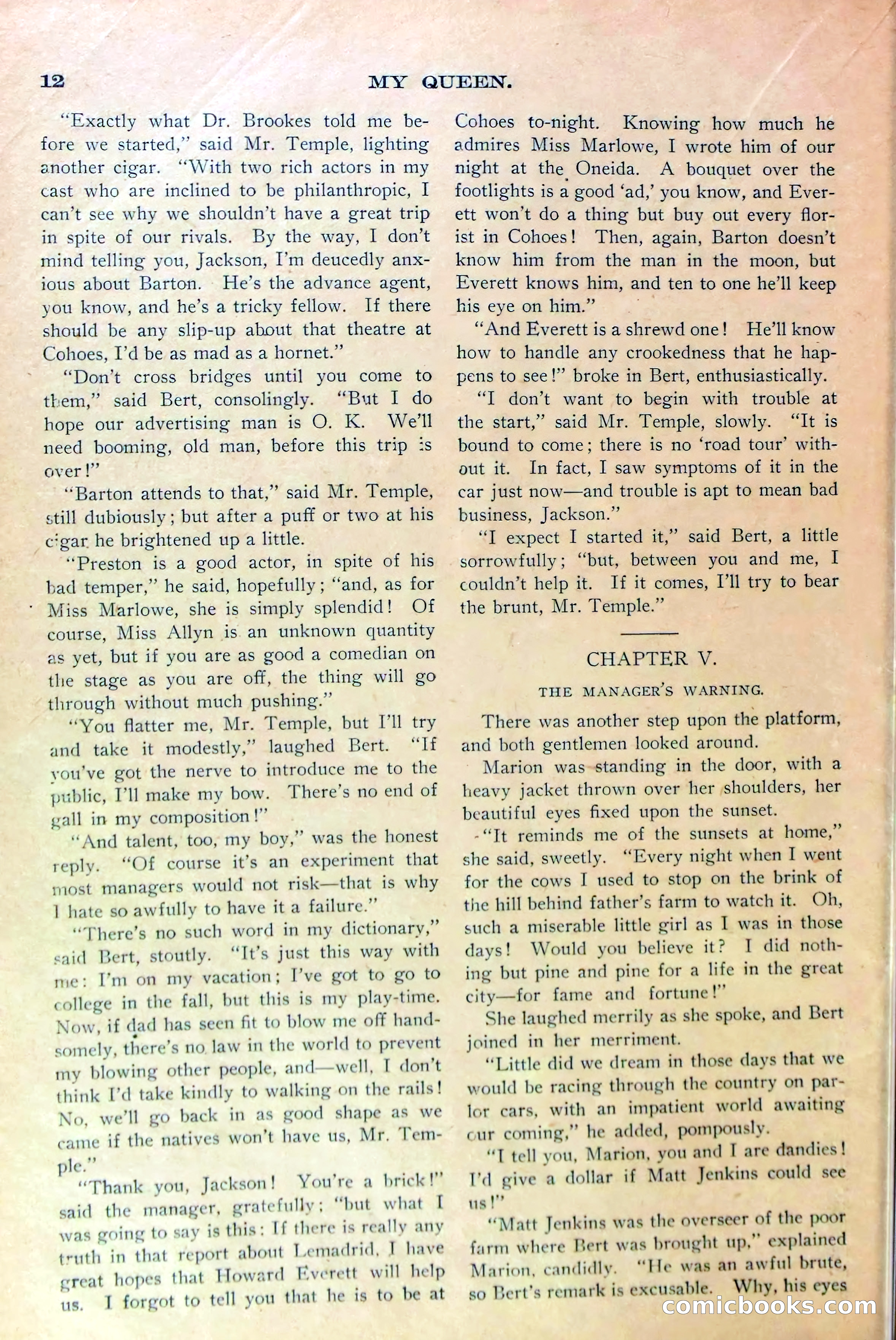 Marion Marlowe's Escape, or, A Dangerous Mistake on the Road — page 14 of 38