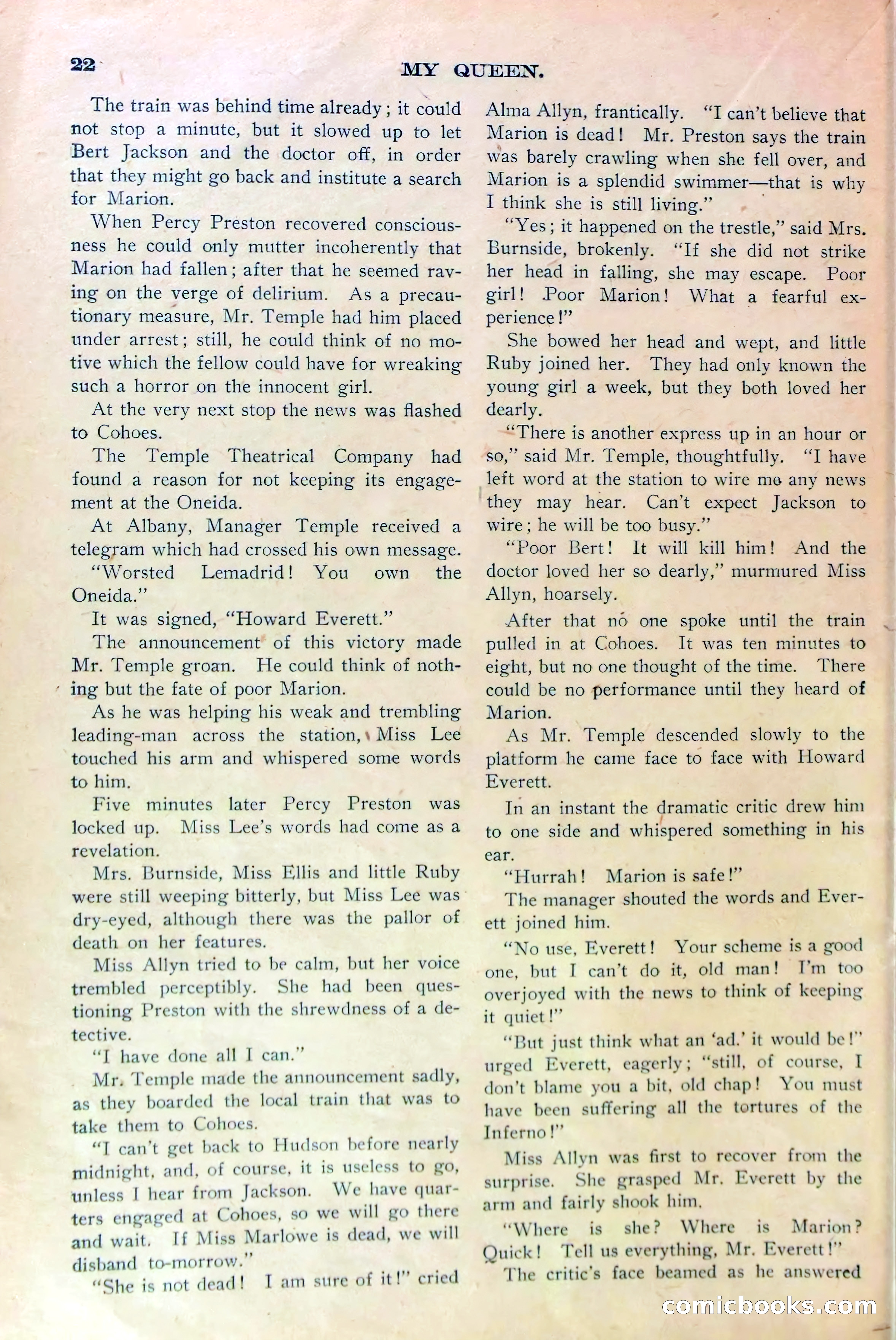 Marion Marlowe's Escape, or, A Dangerous Mistake on the Road — page 24 of 38