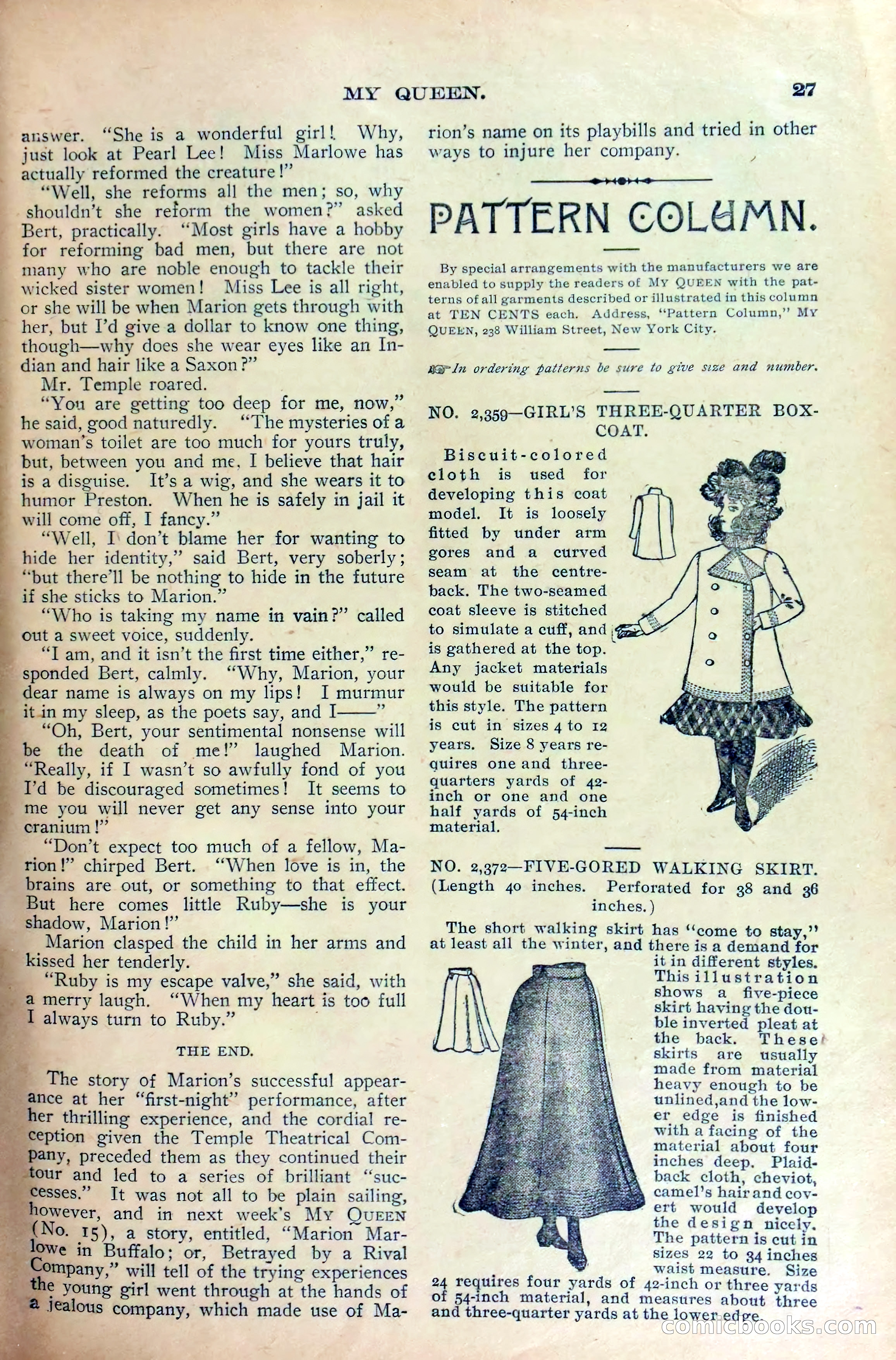 Marion Marlowe's Escape, or, A Dangerous Mistake on the Road — page 29 of 38