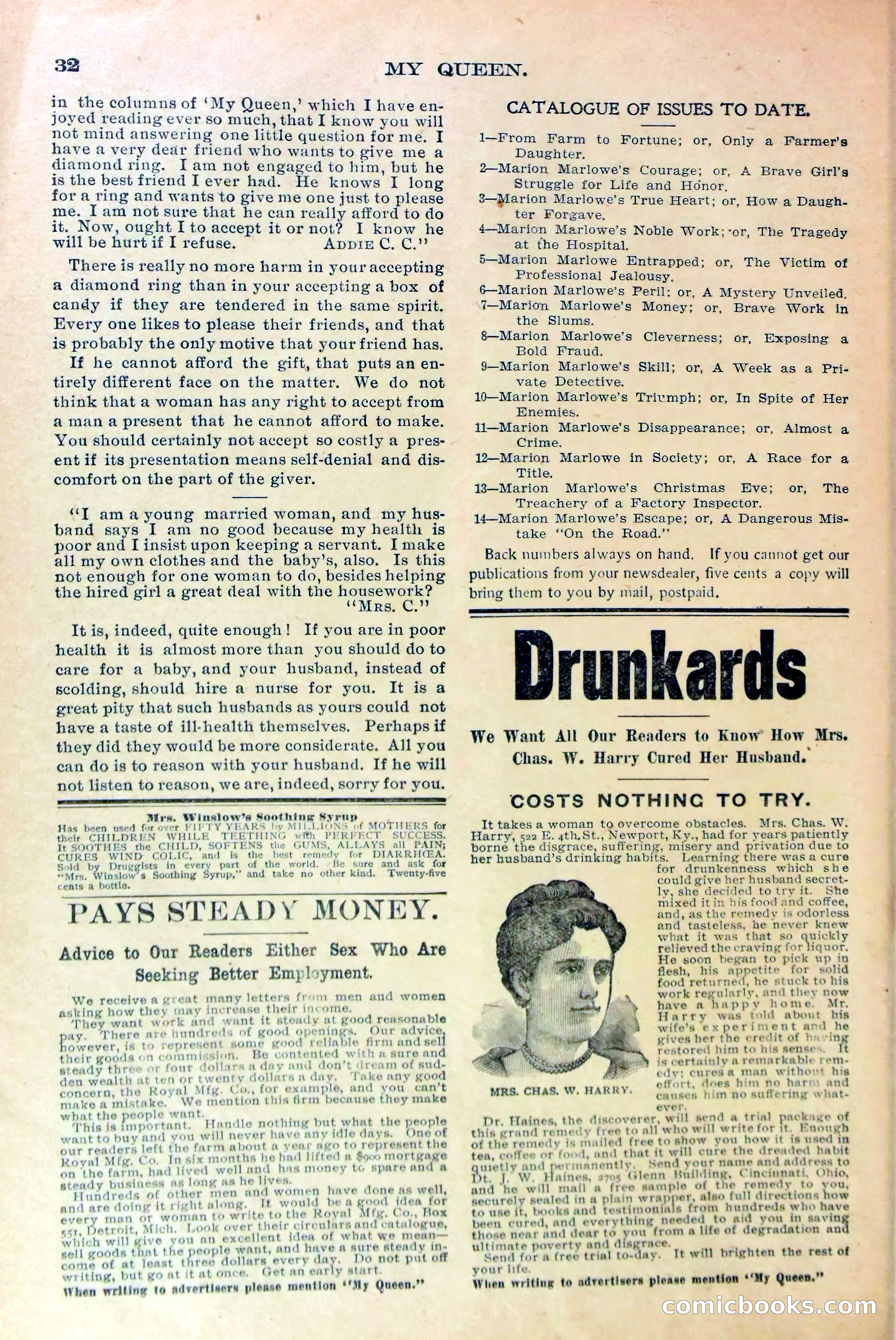 Marion Marlowe's Escape, or, A Dangerous Mistake on the Road — page 34 of 38