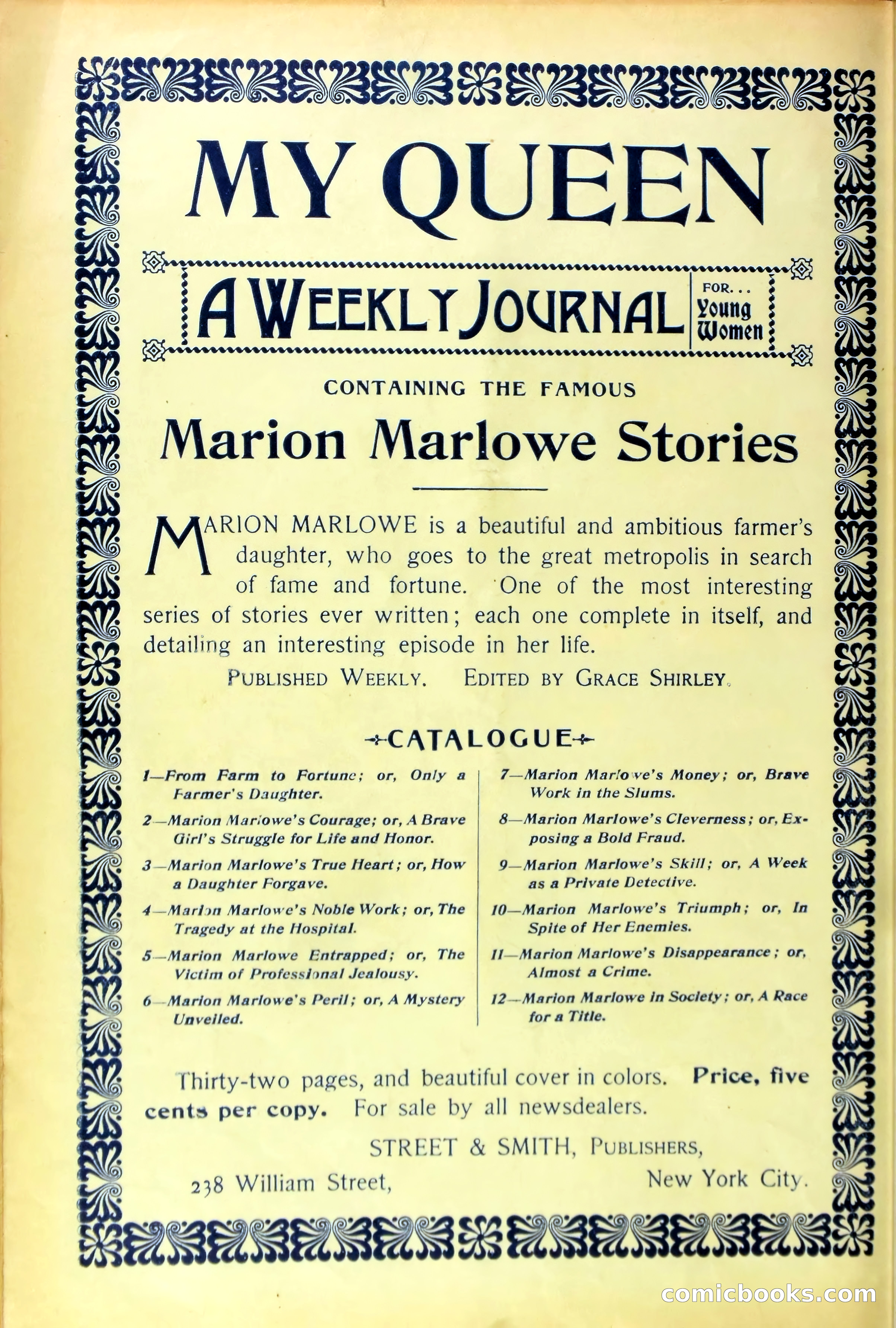 Marion Marlowe's Escape, or, A Dangerous Mistake on the Road — page 36 of 38