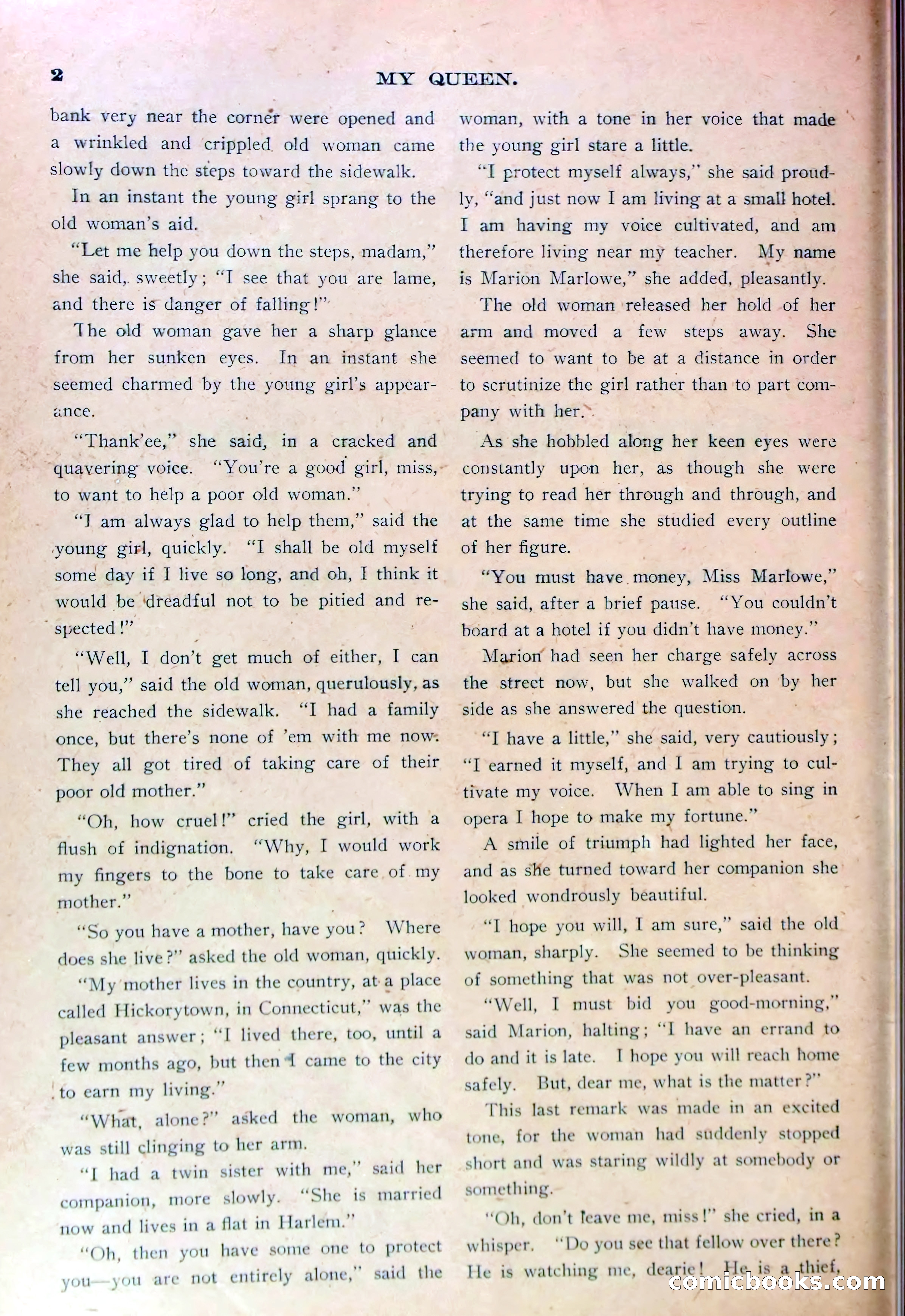 Marion Marlowe's Money, or, Brave Work in the Slums — page 4 of 38