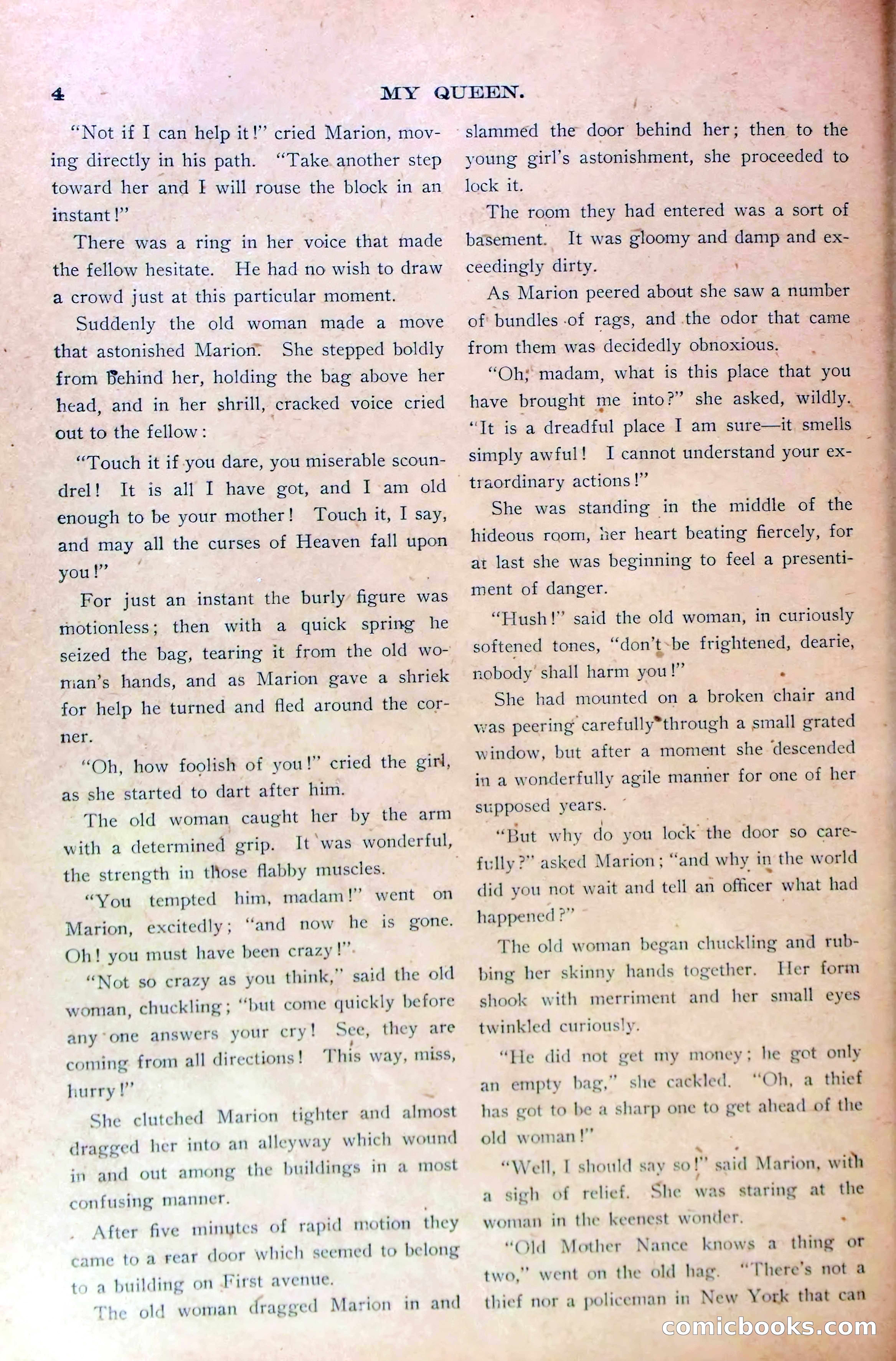Marion Marlowe's Money, or, Brave Work in the Slums — page 6 of 38