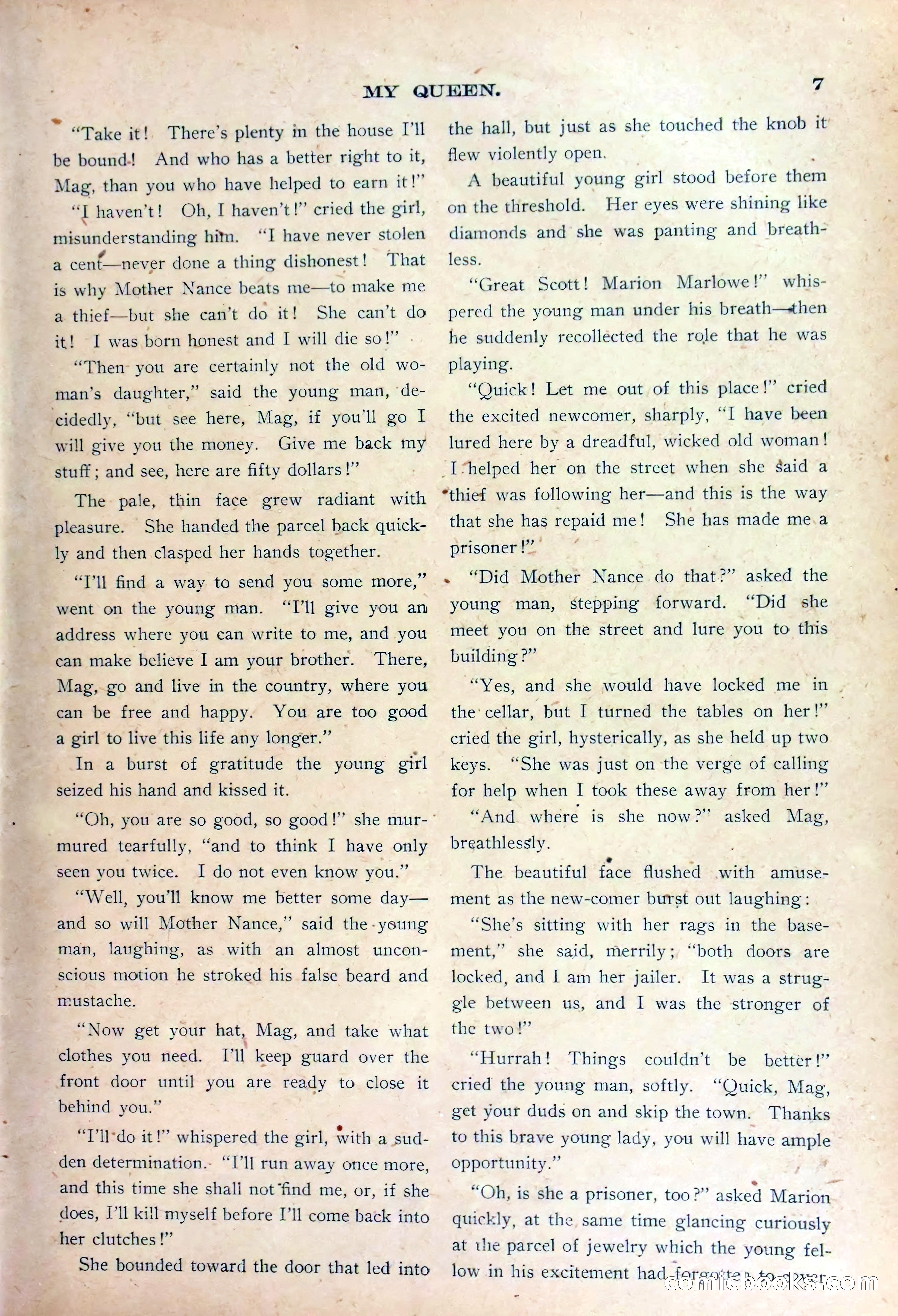 Marion Marlowe's Money, or, Brave Work in the Slums — page 9 of 38