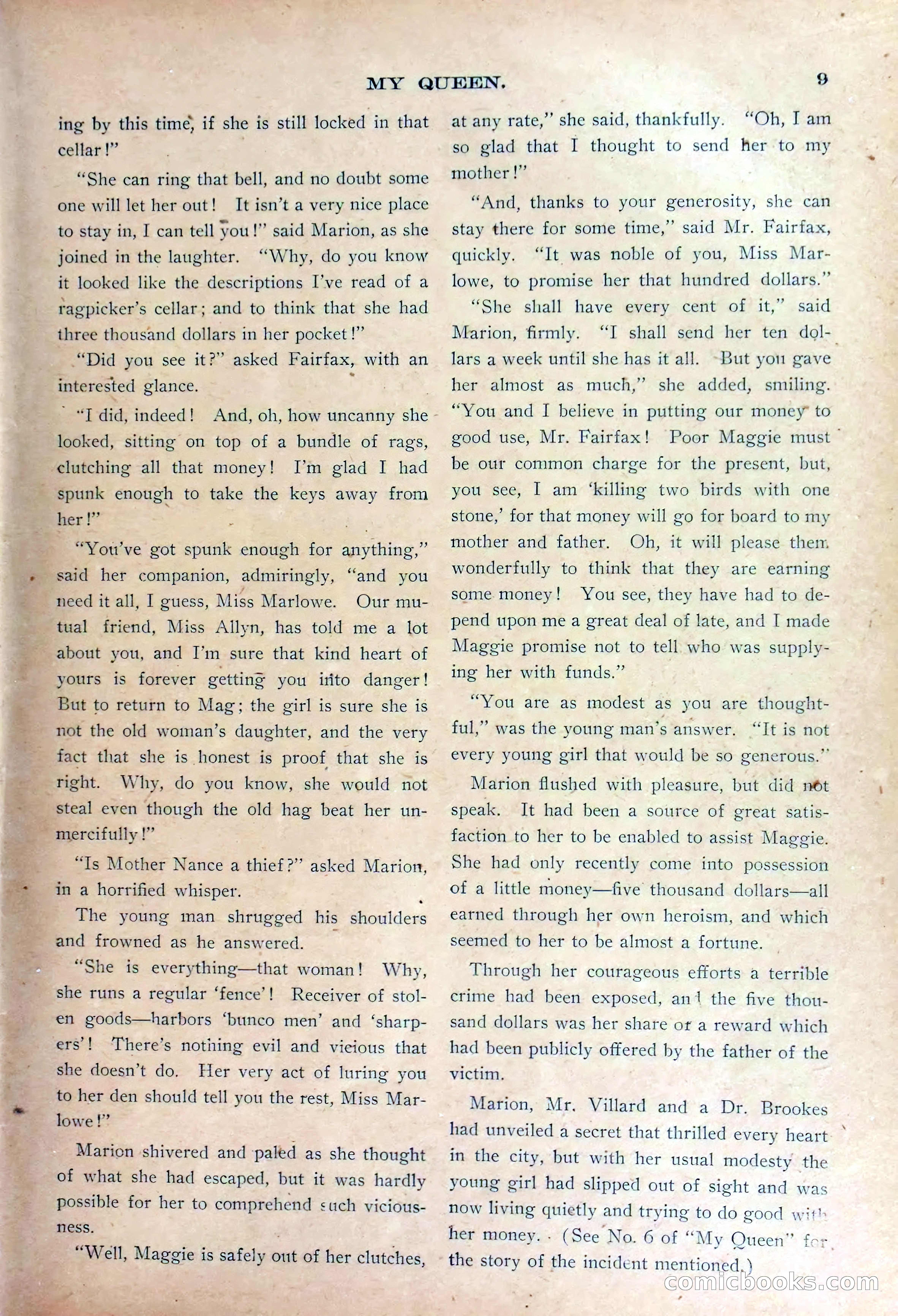 Marion Marlowe's Money, or, Brave Work in the Slums — page 11 of 38