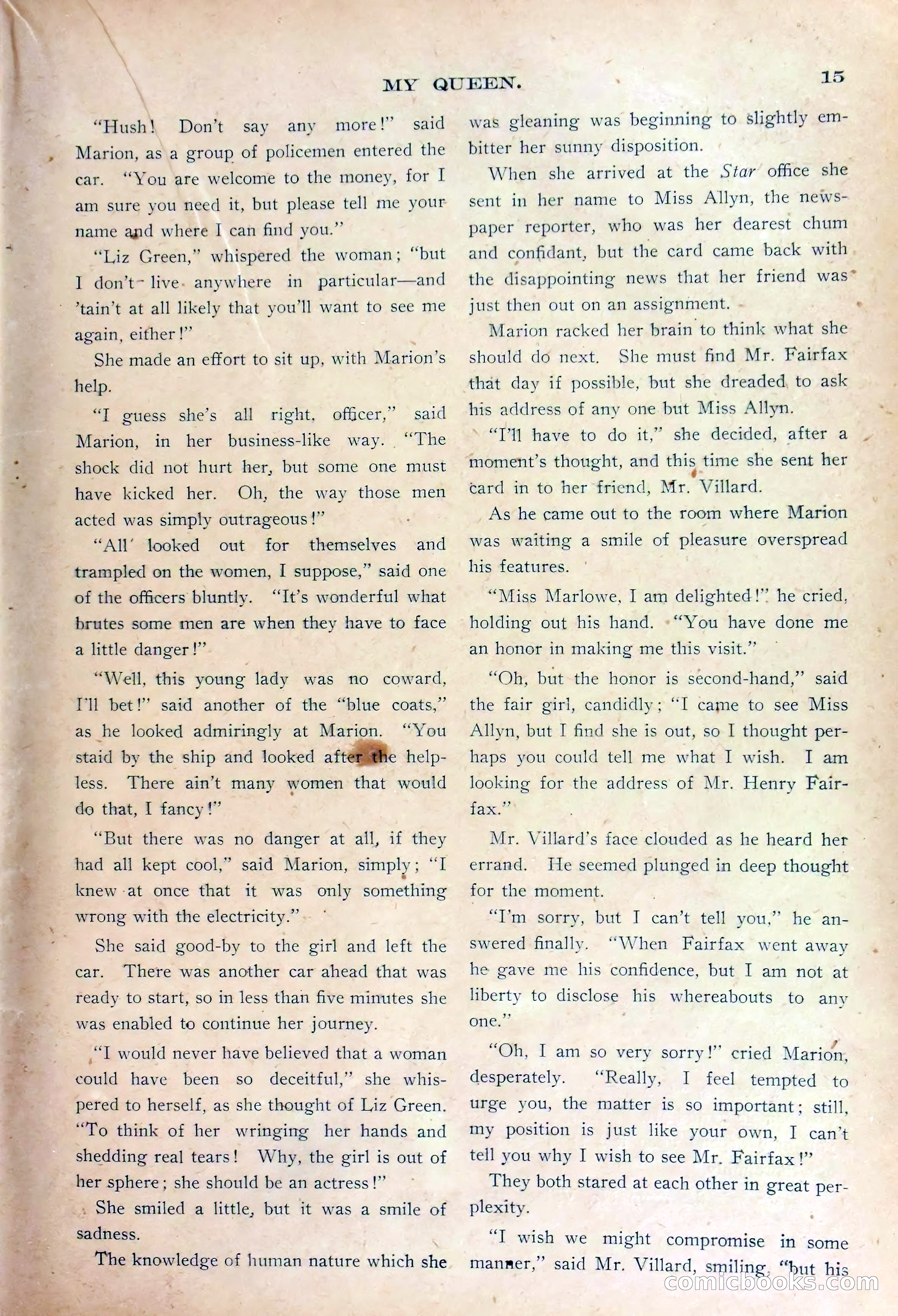 Marion Marlowe's Money, or, Brave Work in the Slums — page 17 of 38