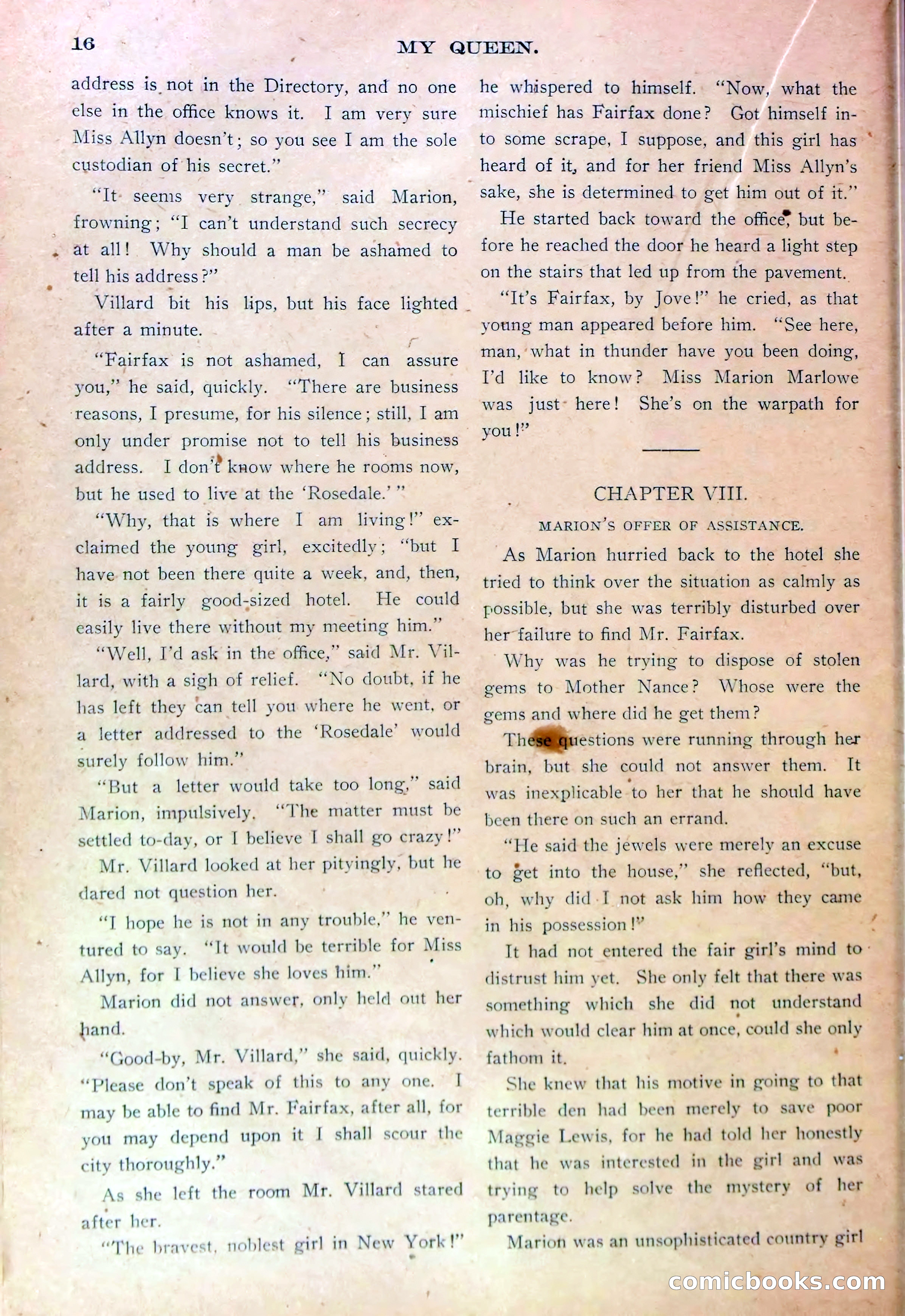 Marion Marlowe's Money, or, Brave Work in the Slums — page 18 of 38