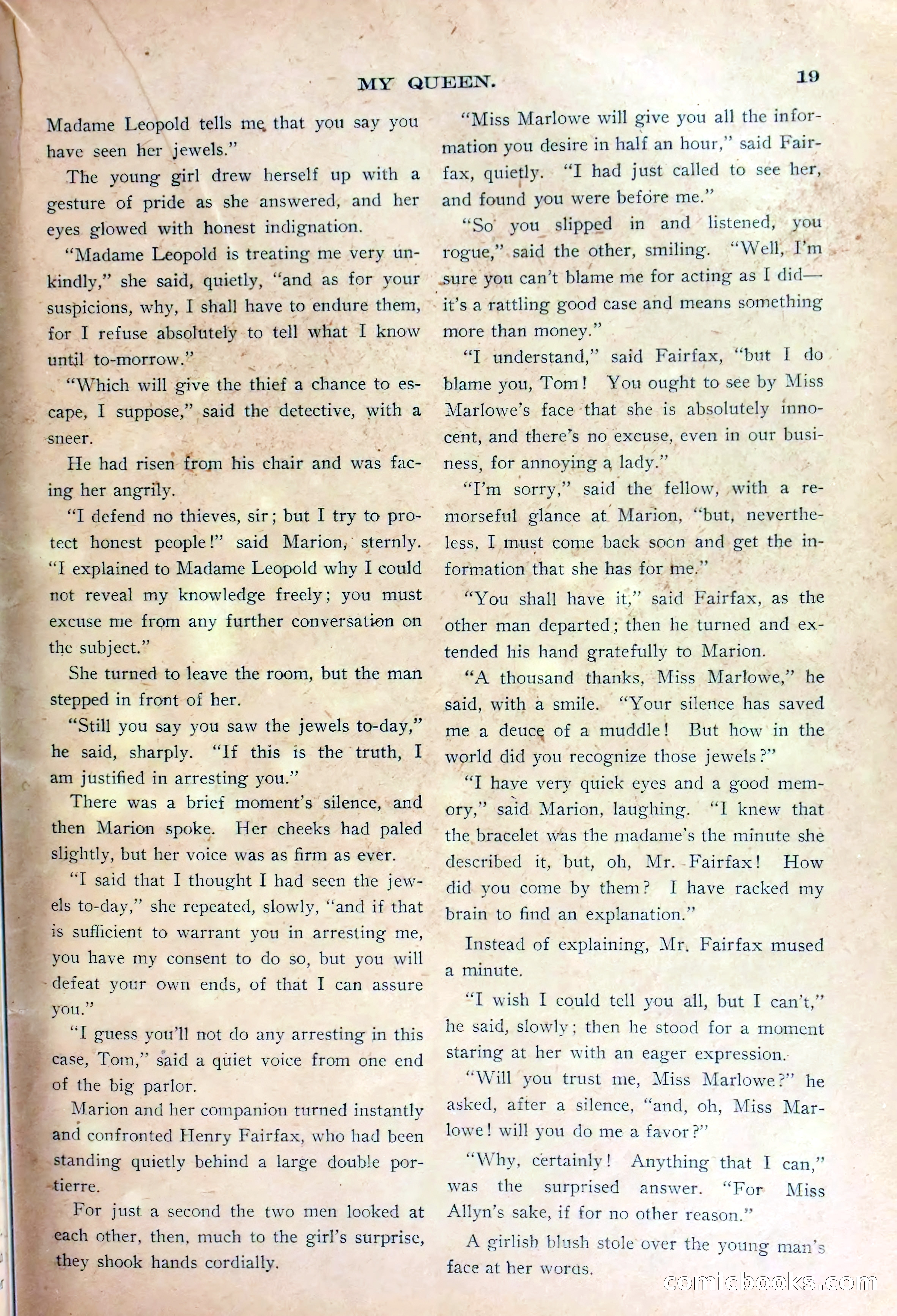 Marion Marlowe's Money, or, Brave Work in the Slums — page 21 of 38