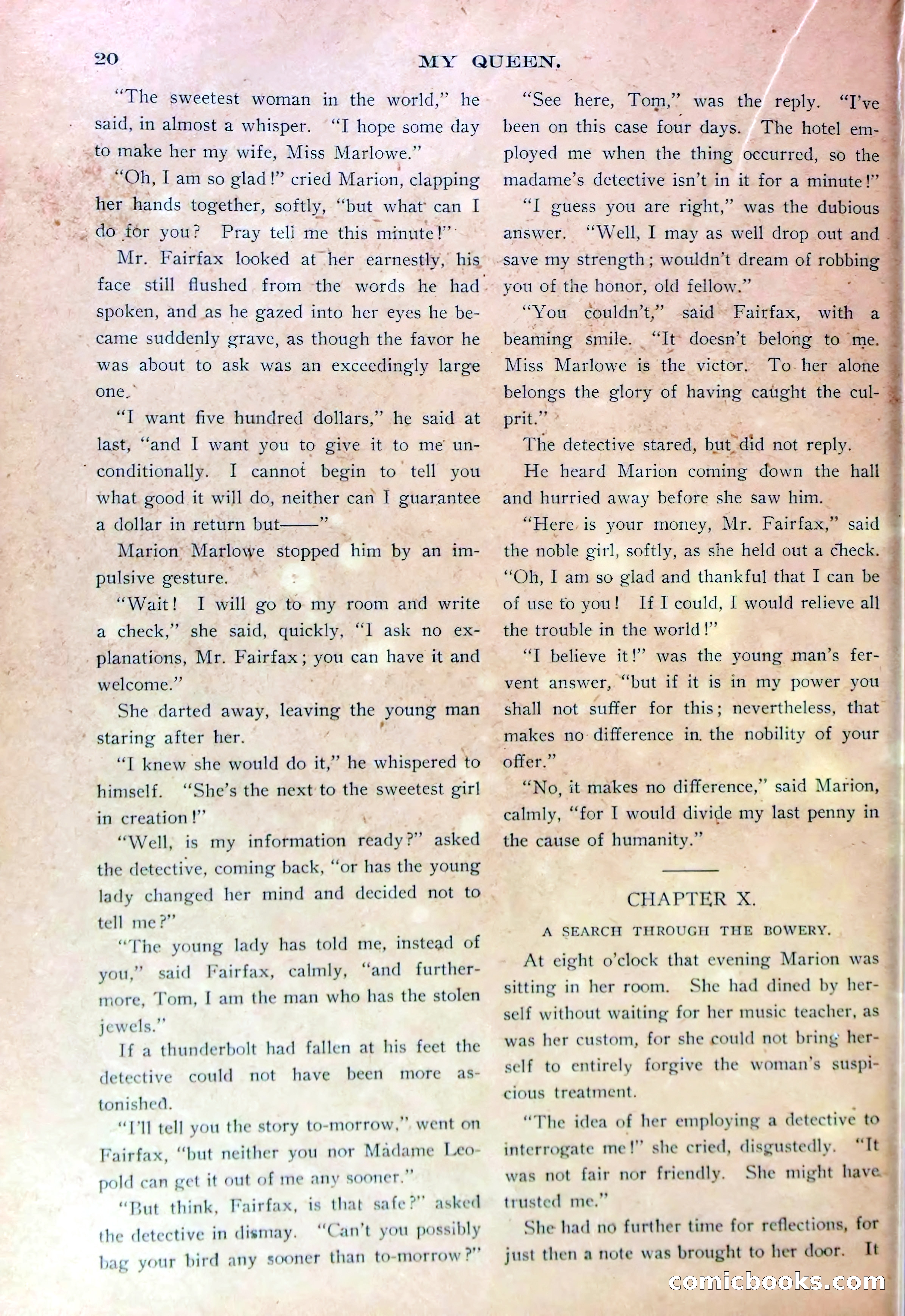 Marion Marlowe's Money, or, Brave Work in the Slums — page 22 of 38