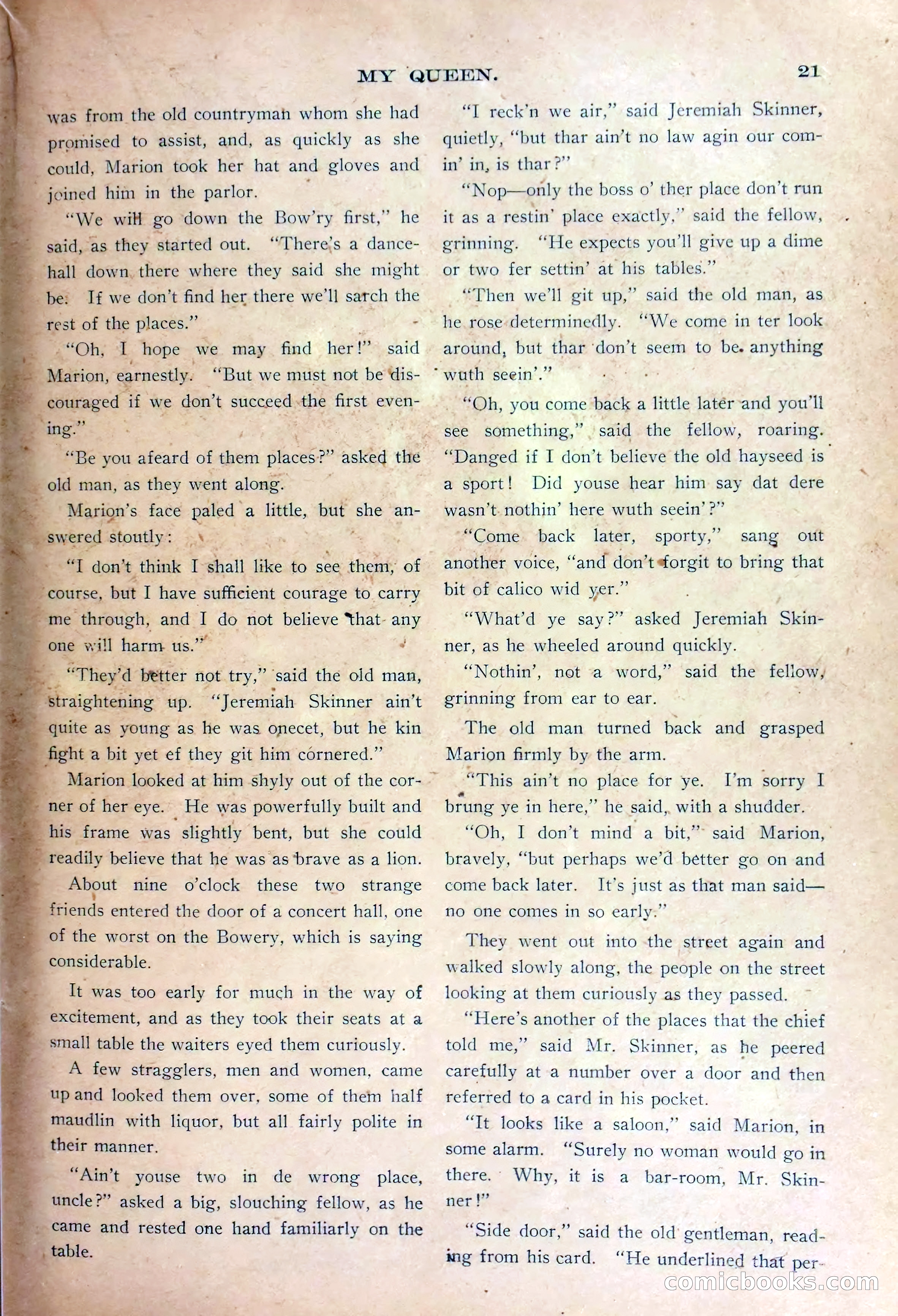 Marion Marlowe's Money, or, Brave Work in the Slums — page 23 of 38