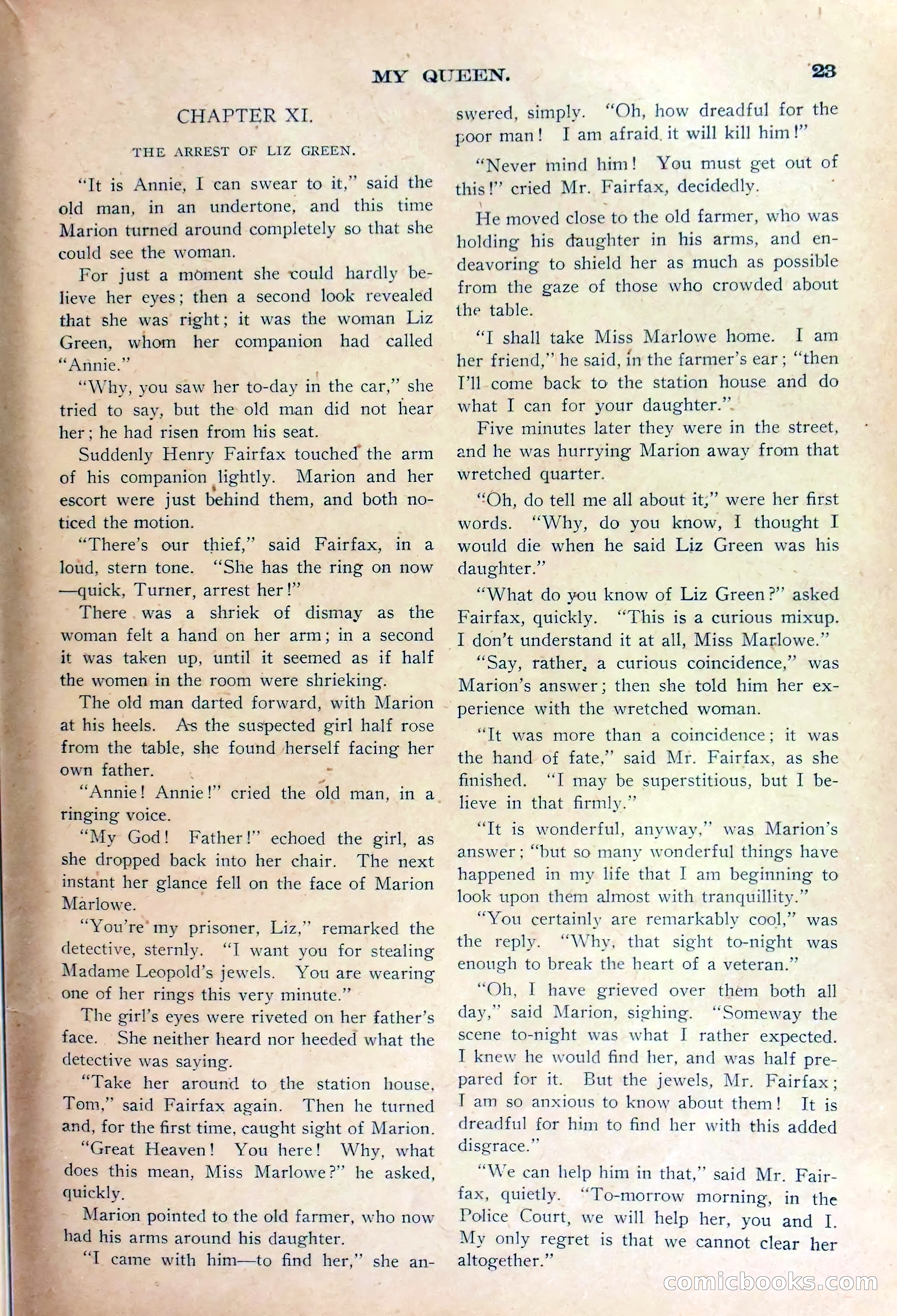Marion Marlowe's Money, or, Brave Work in the Slums — page 25 of 38