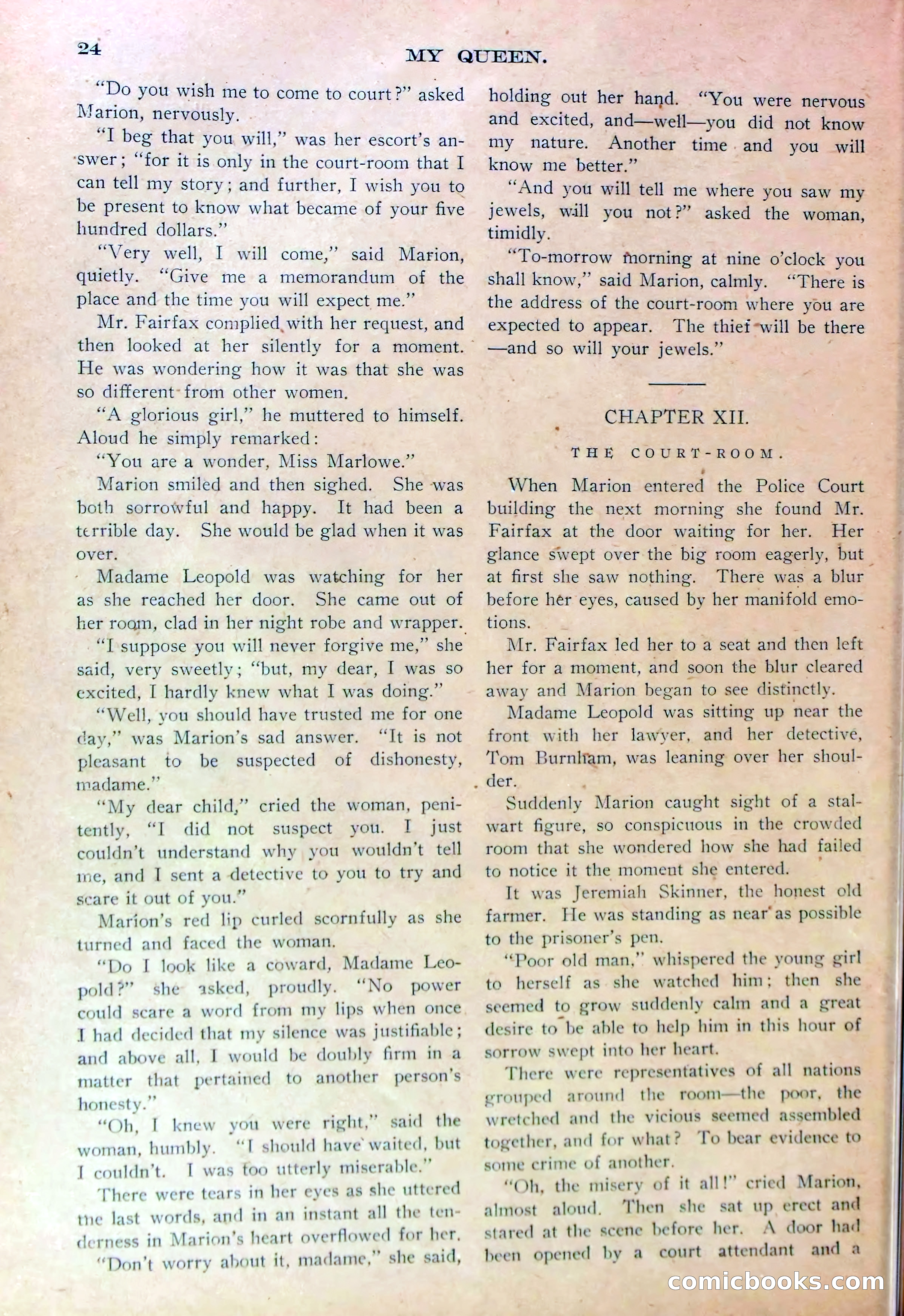 Marion Marlowe's Money, or, Brave Work in the Slums — page 26 of 38