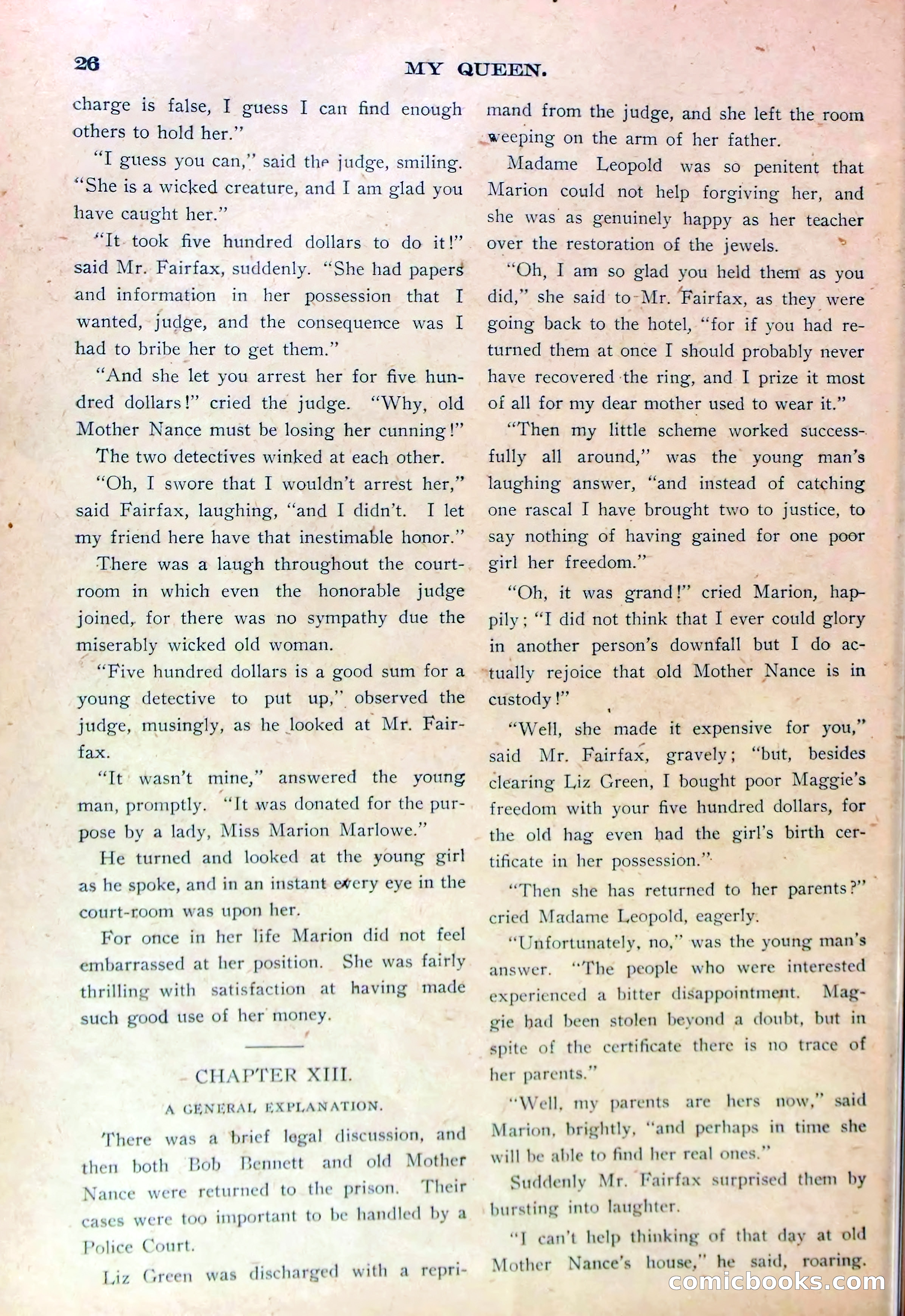 Marion Marlowe's Money, or, Brave Work in the Slums — page 28 of 38