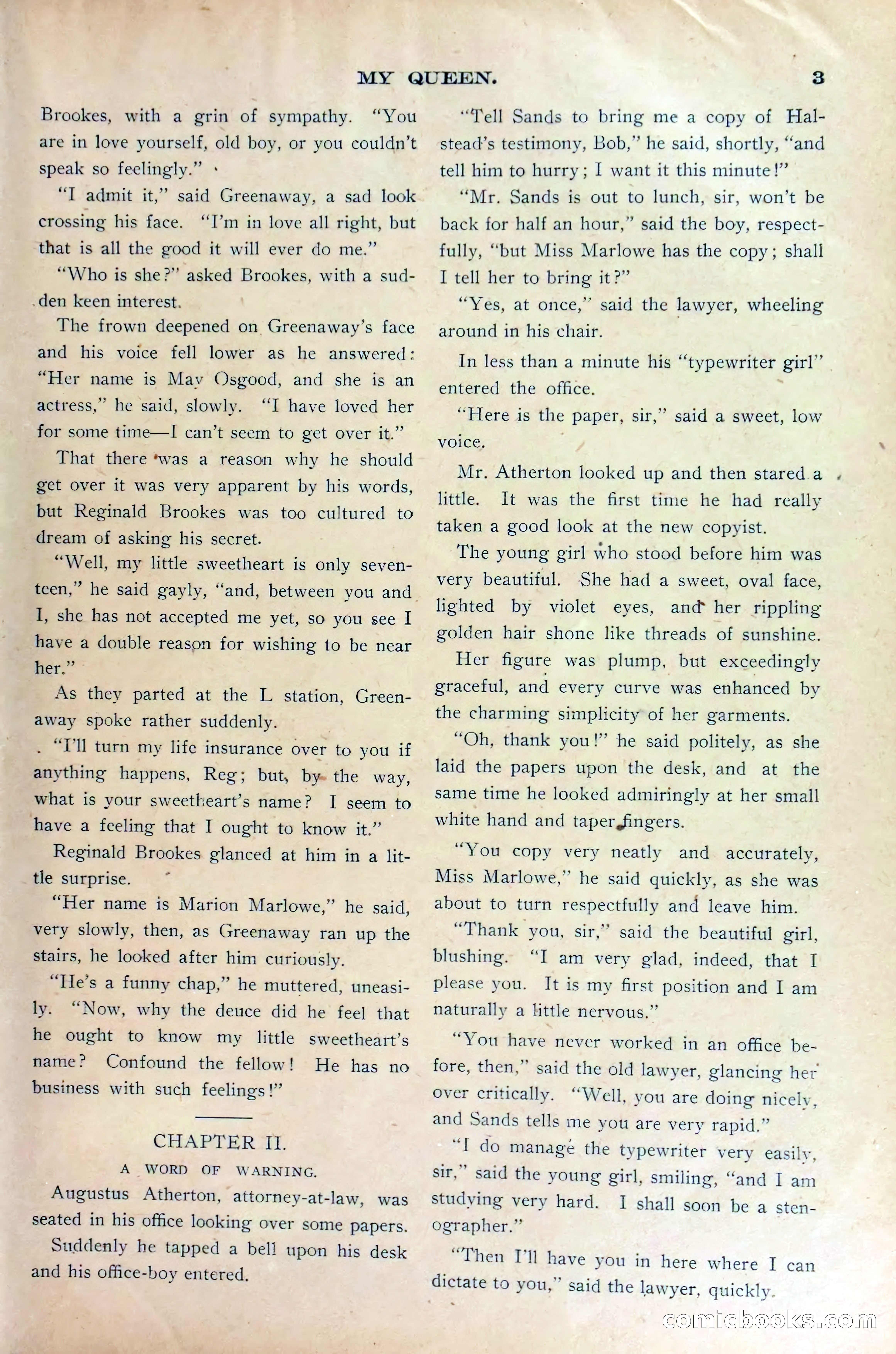 Marion Marlowe's Noble Work, or, The Tragedy at the Hospital — page 5 of 38