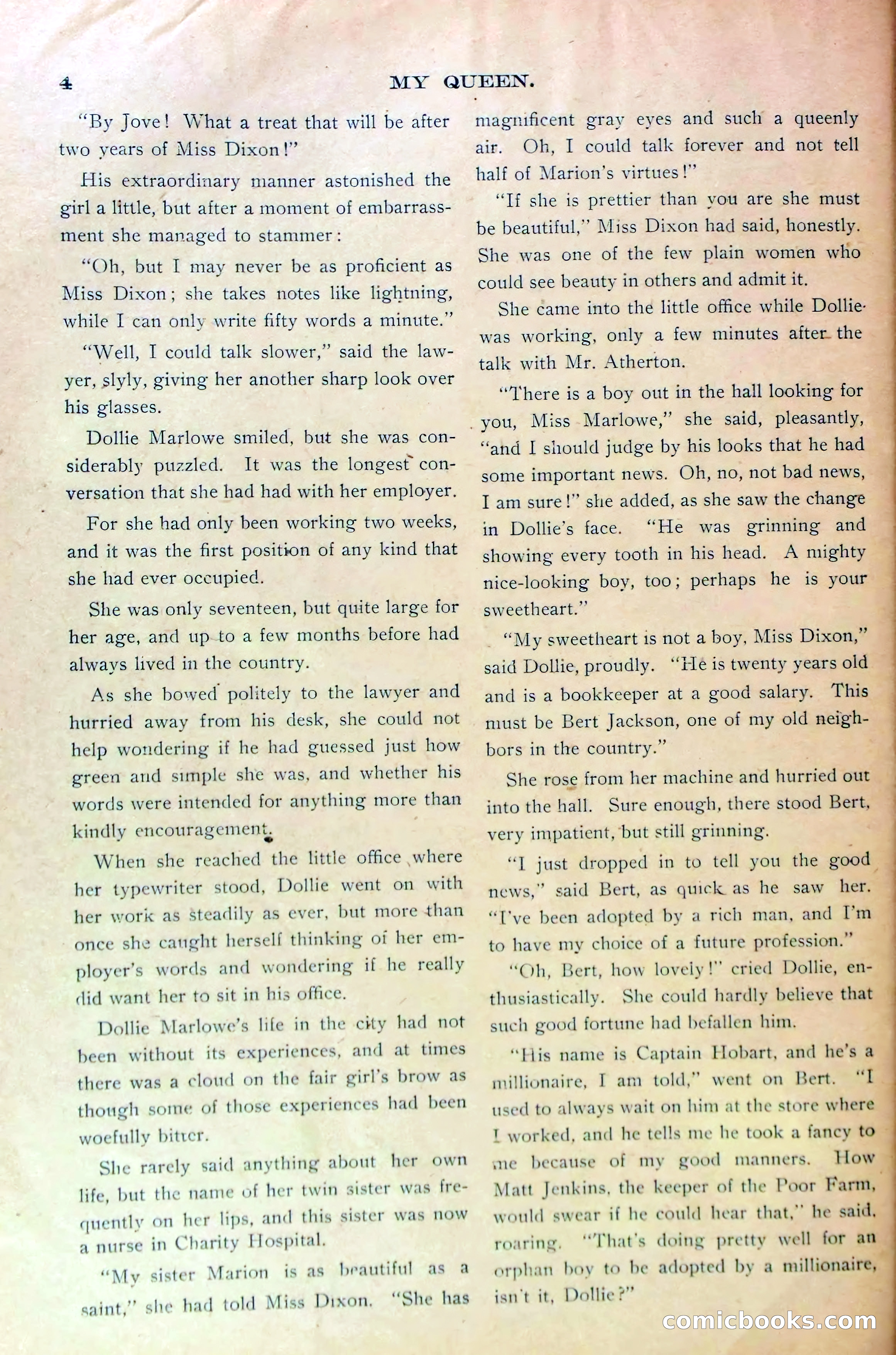 Marion Marlowe's Noble Work, or, The Tragedy at the Hospital — page 6 of 38